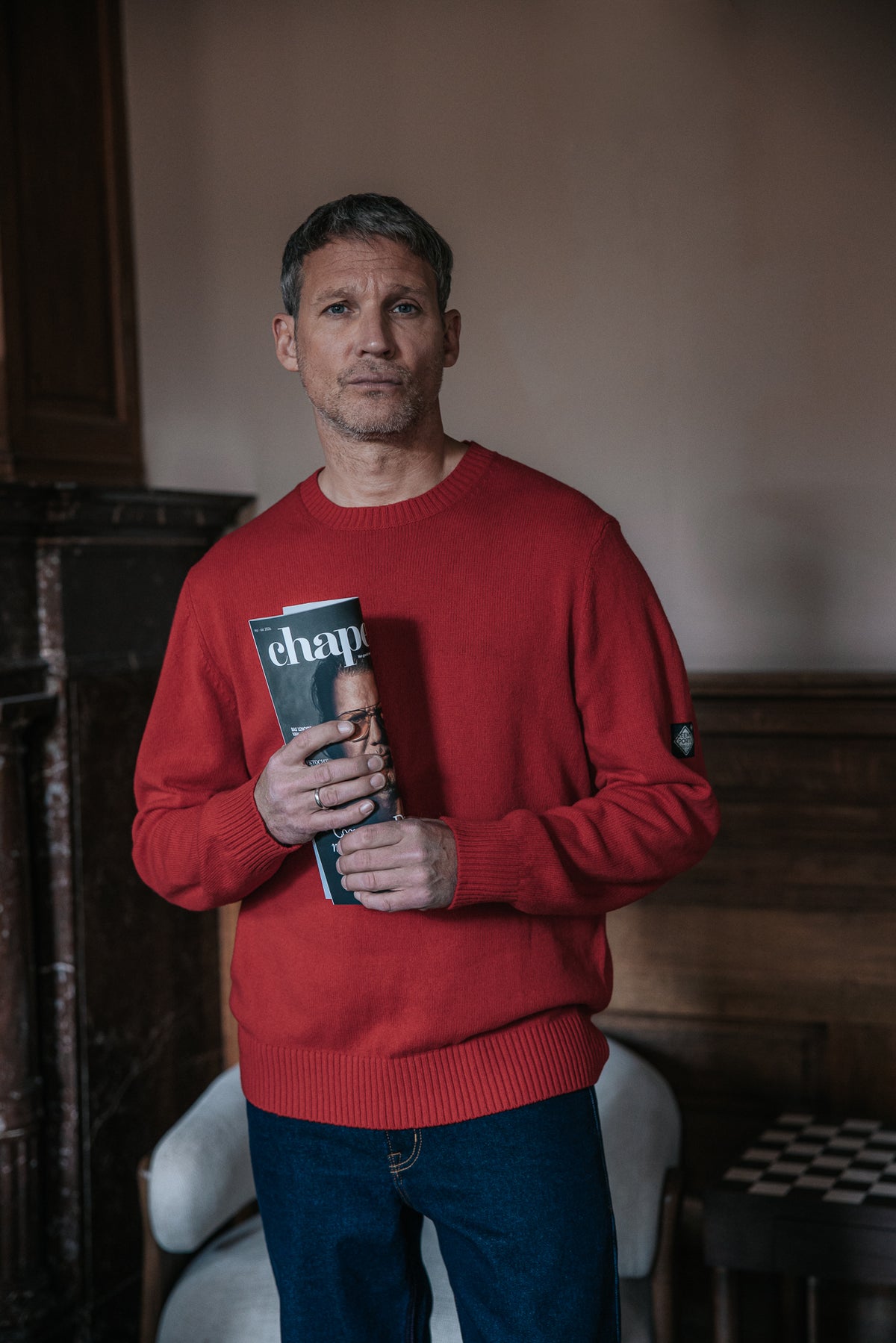 

Camisola de lã Homem Solino Wooly chilli pepper | Freeman T. Porter