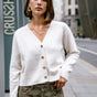 

Cardigan  Frau Clarane Plain ecru | Freeman T. Porter