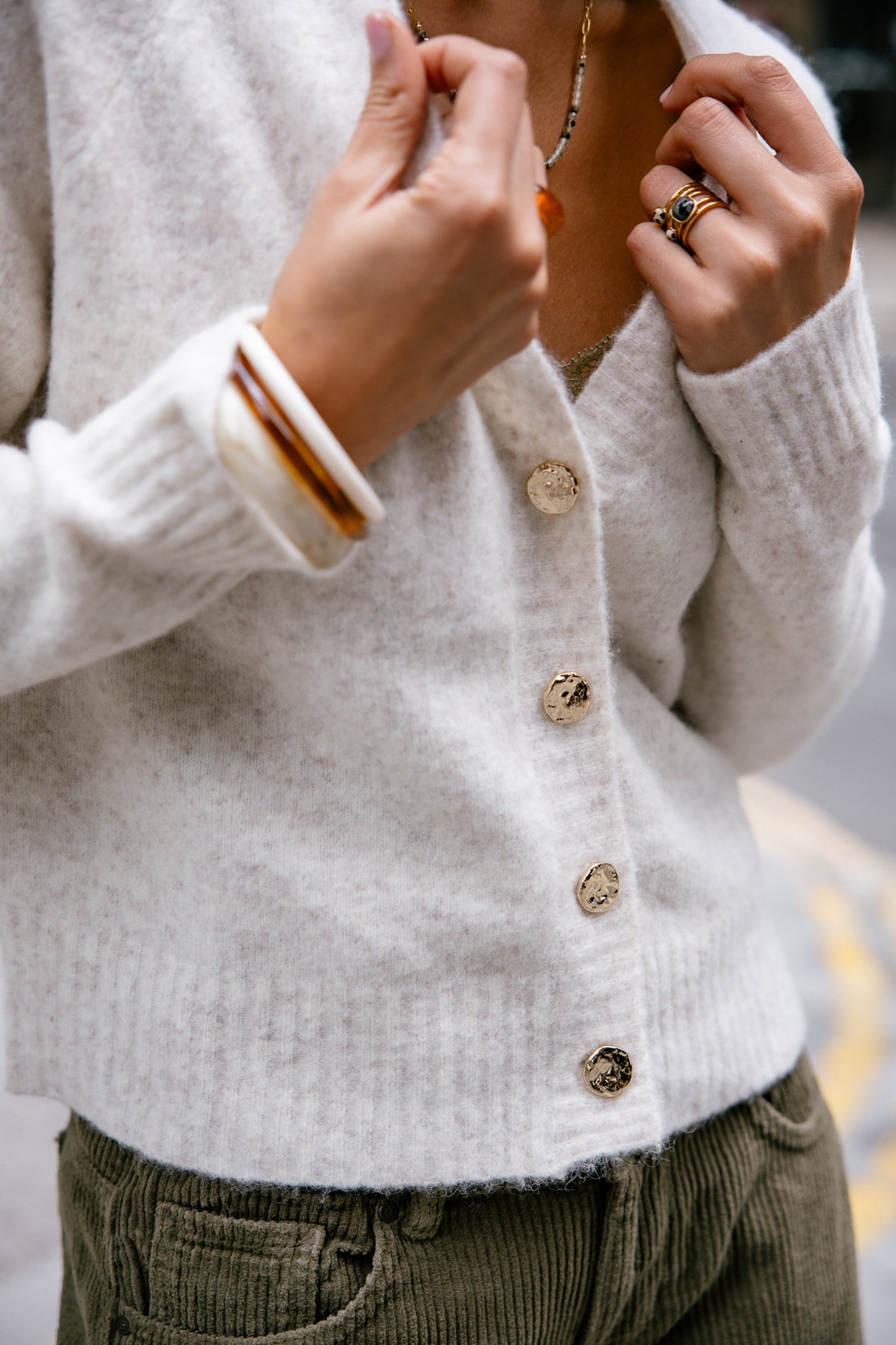 
              

Cardigan  Femme Clarane Plain ecru | Freeman T. Porter
            