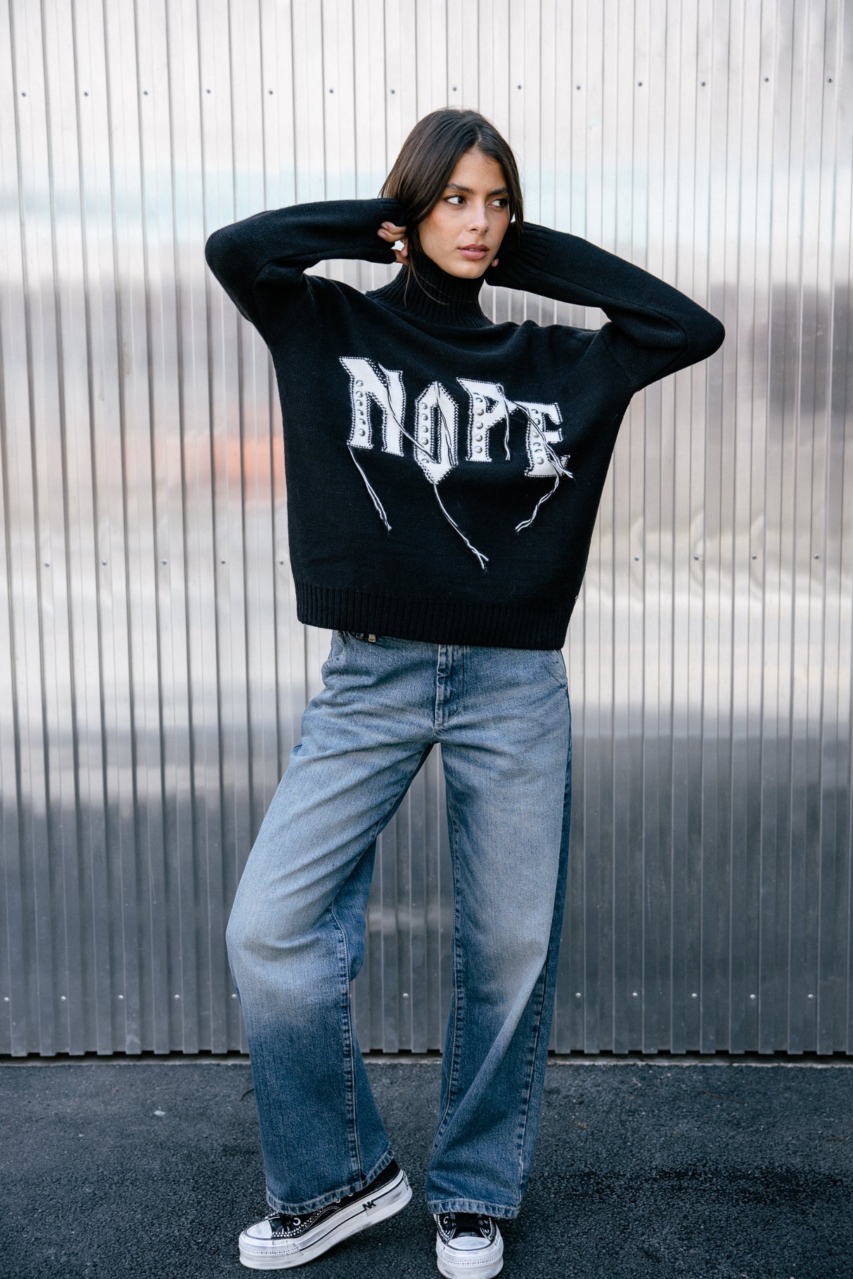   
            

Pull détails frangés  Femme Pears Rock black | Freeman T. Porter
          
