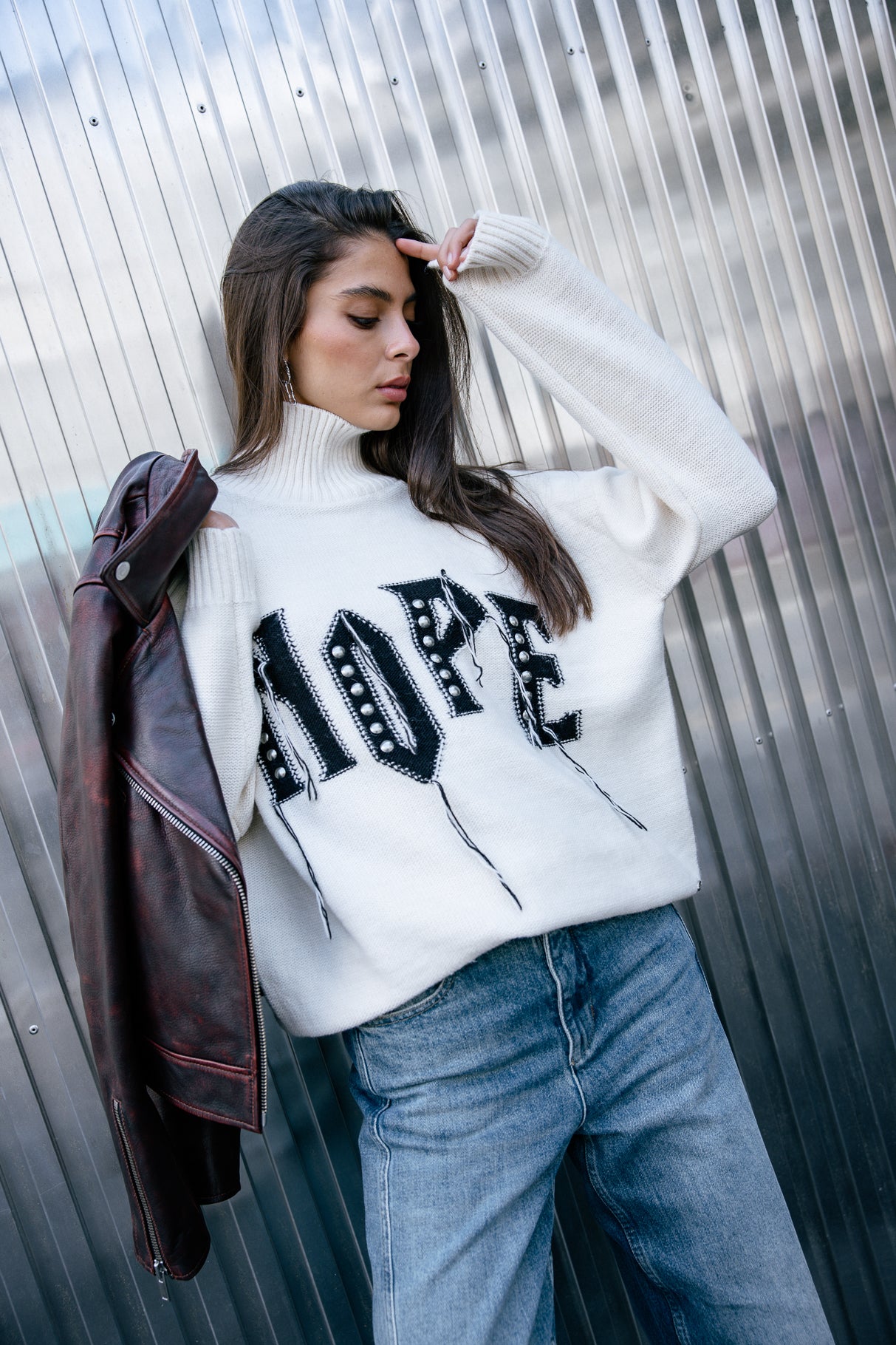   
            

Pull détails frangés  Femme Pears Rock off white | Freeman T. Porter
          