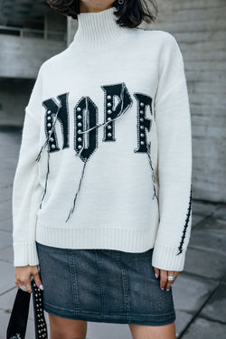 

Trui met franjedetails Dames Pears Rock off white | Freeman T. Porter