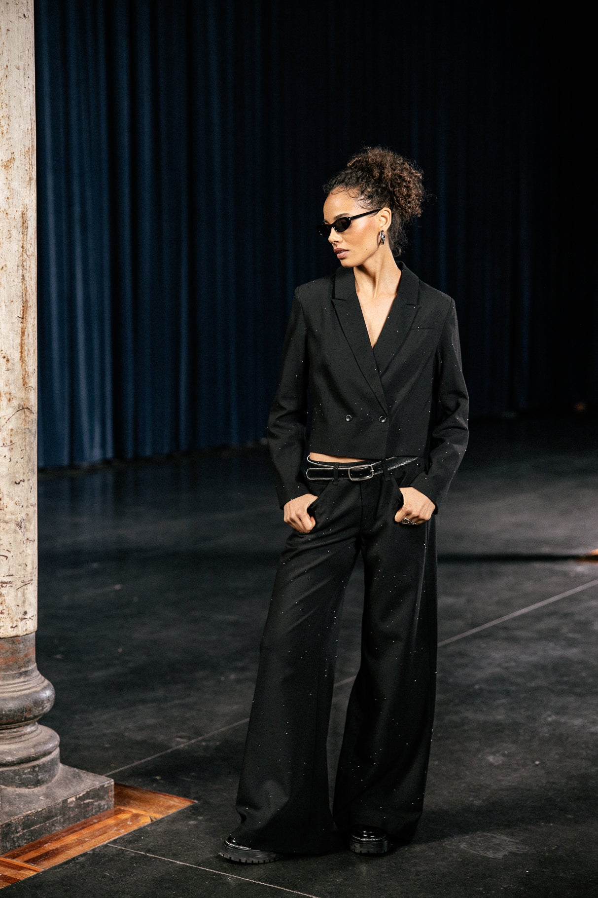 

Blazer Femme Océane Diamente black | Freeman T. Porter