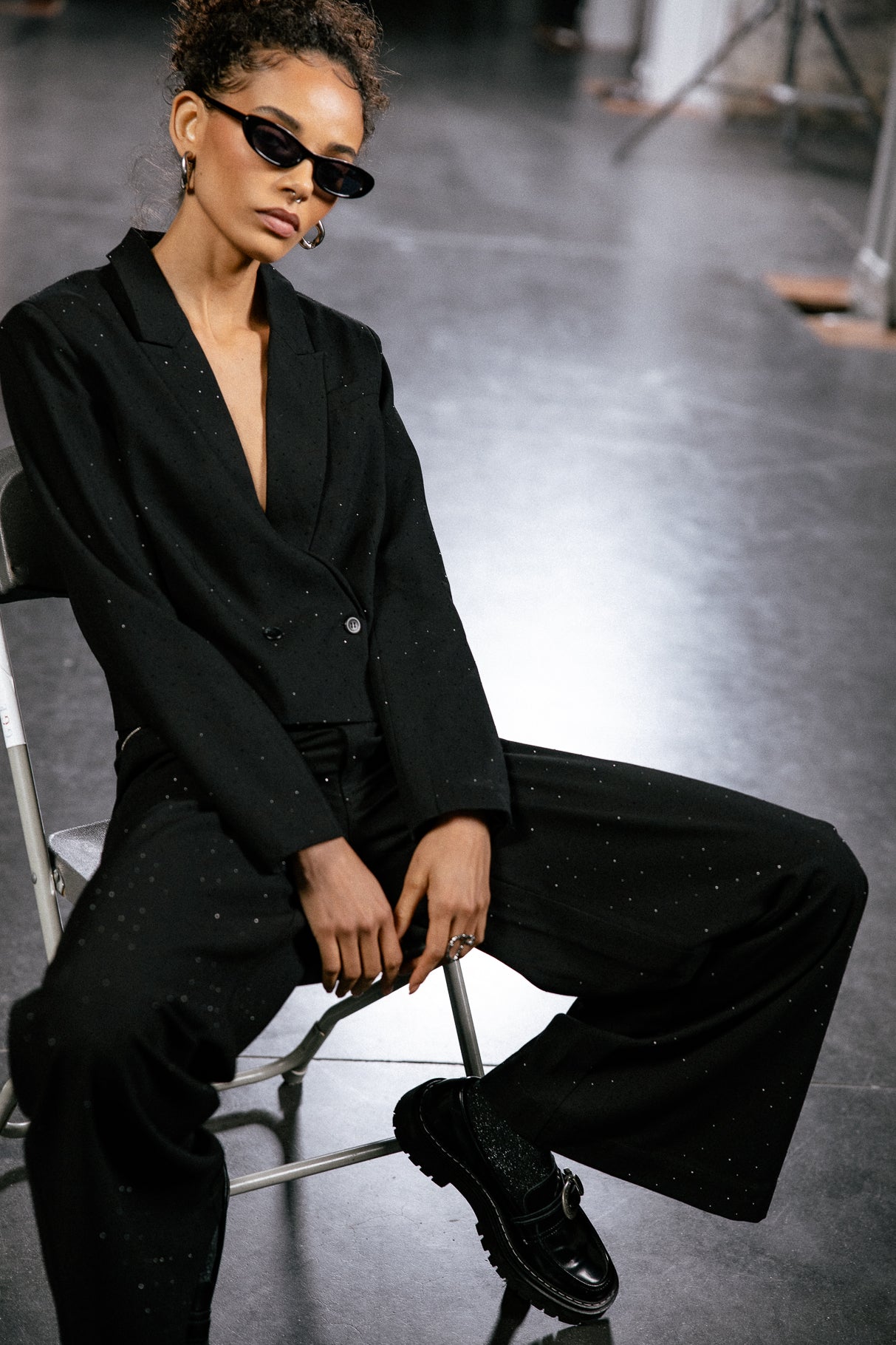 

Blazer Femme Océane Diamente black | Freeman T. Porter