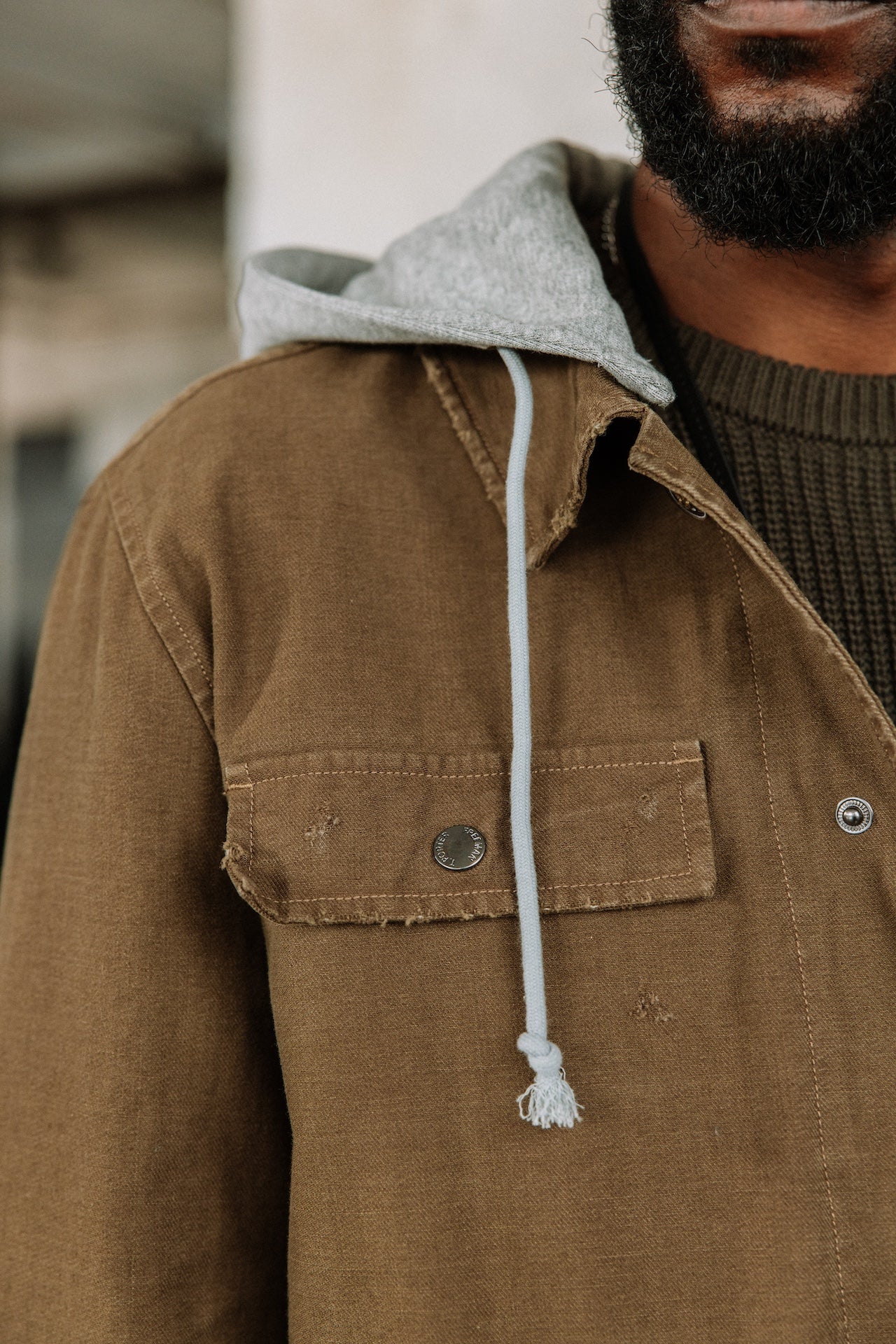 

Parka à capuche Homme Tyto Hood burnt olive | Freeman T. Porter