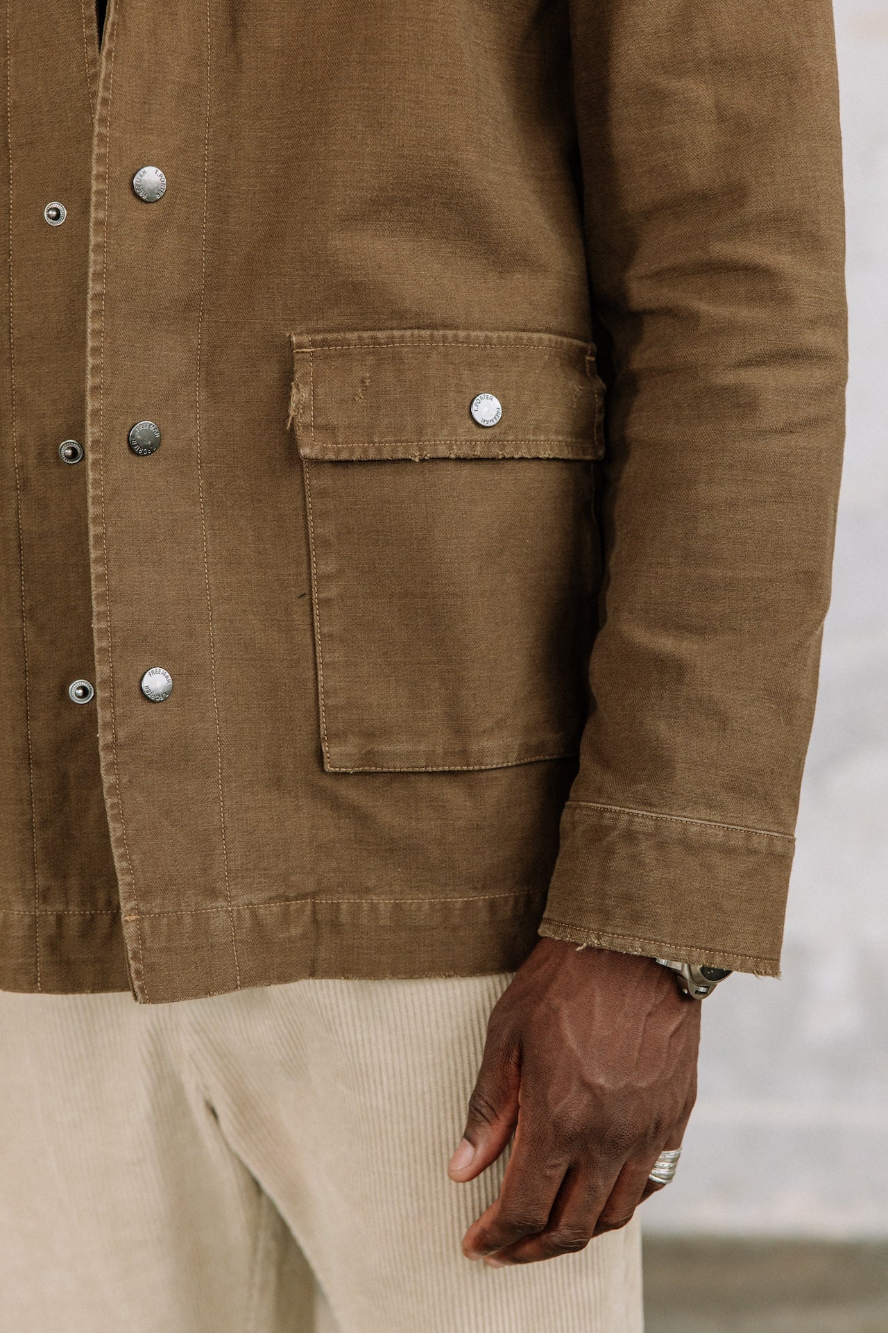 

Parka à capuche Homme Tyto Hood burnt olive | Freeman T. Porter