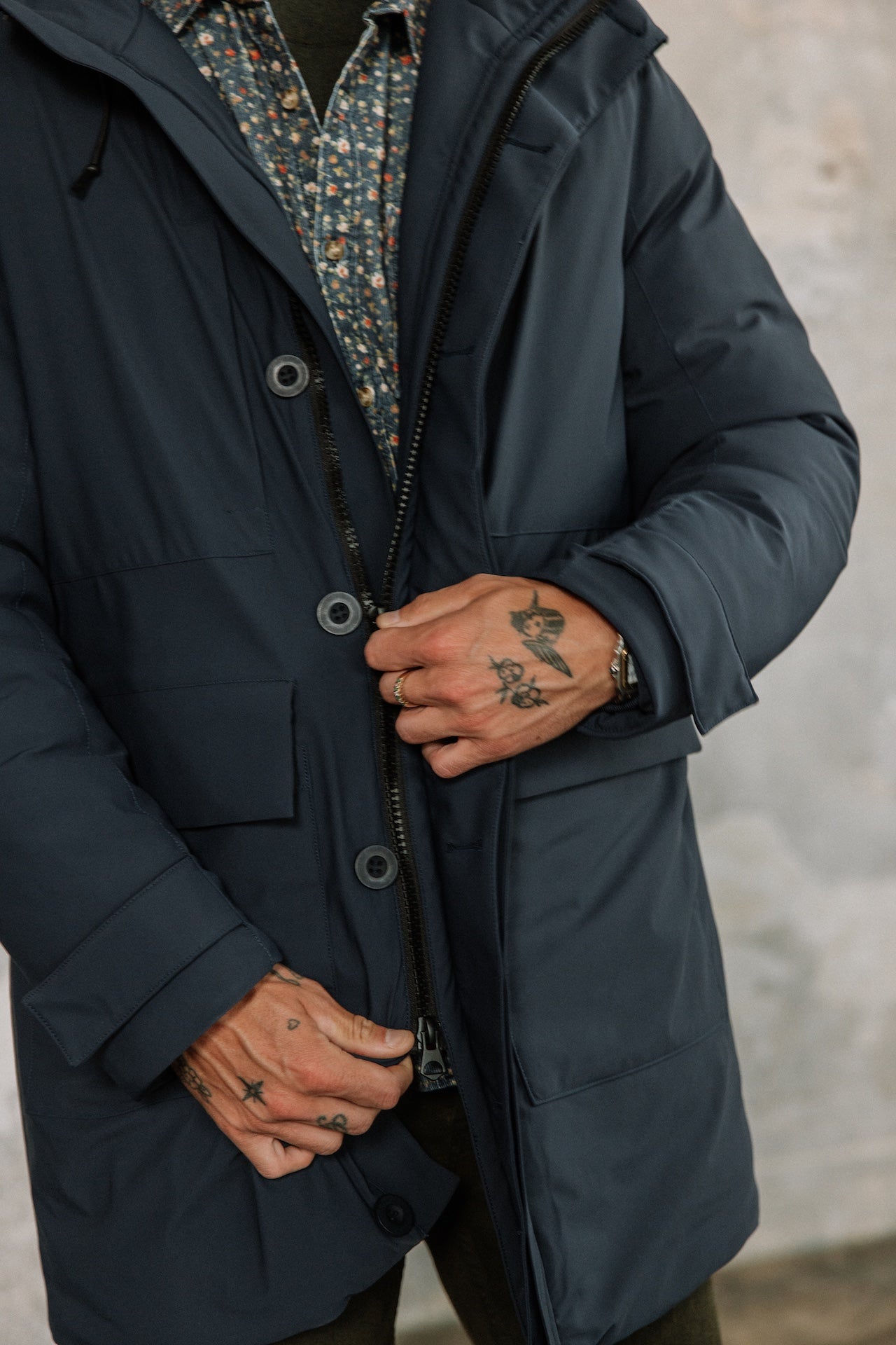 
              

Parka à capuche Men Tedd Neo navy | Freeman T. Porter
            