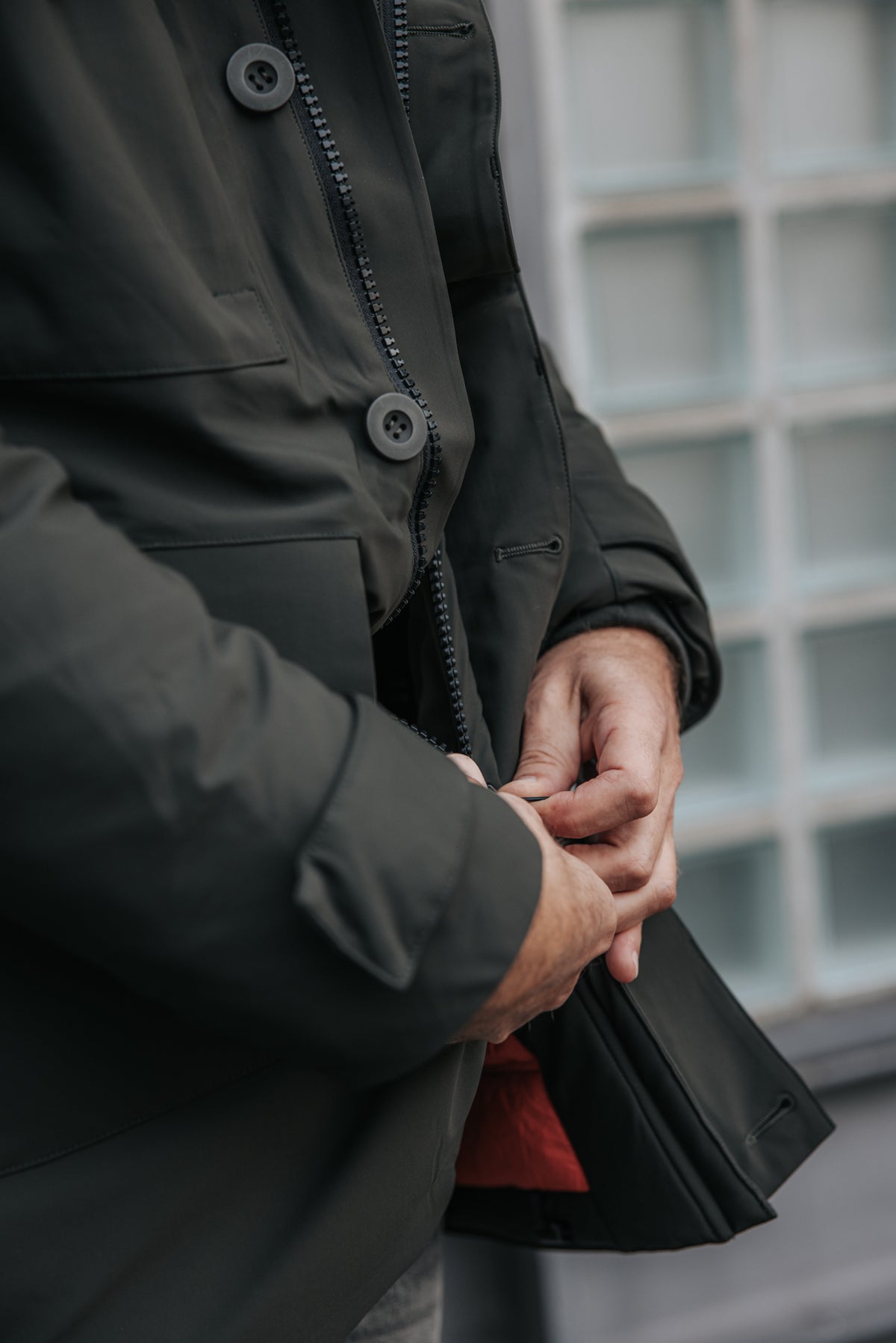 

Parka mit Kapuze Herren Tedd Neo khaki | Freeman T. Porter