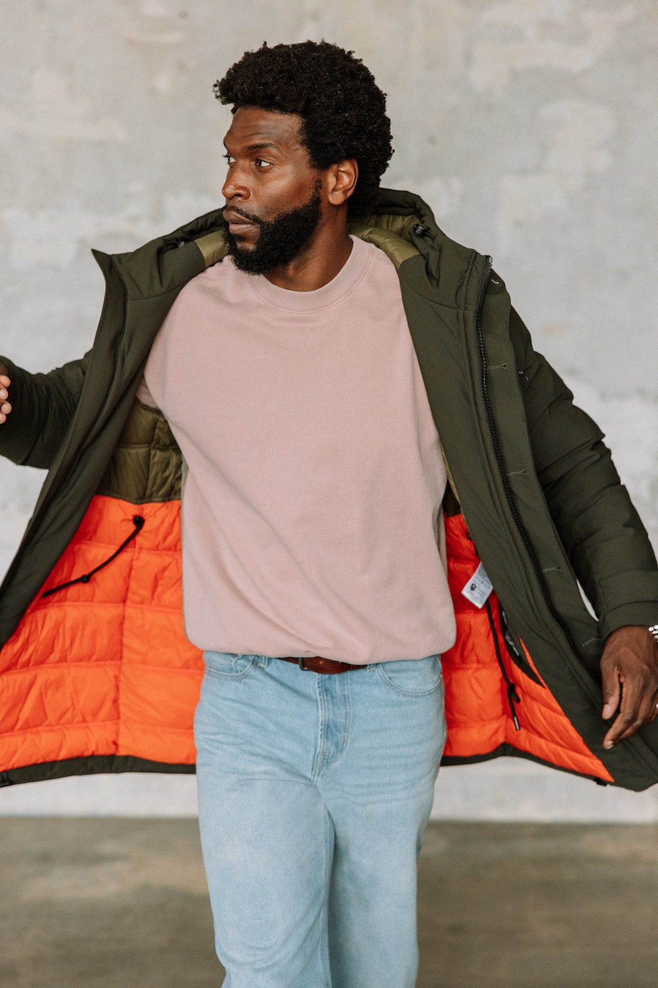 

Parka à capuche Homme Tedd Neo khaki | Freeman T. Porter