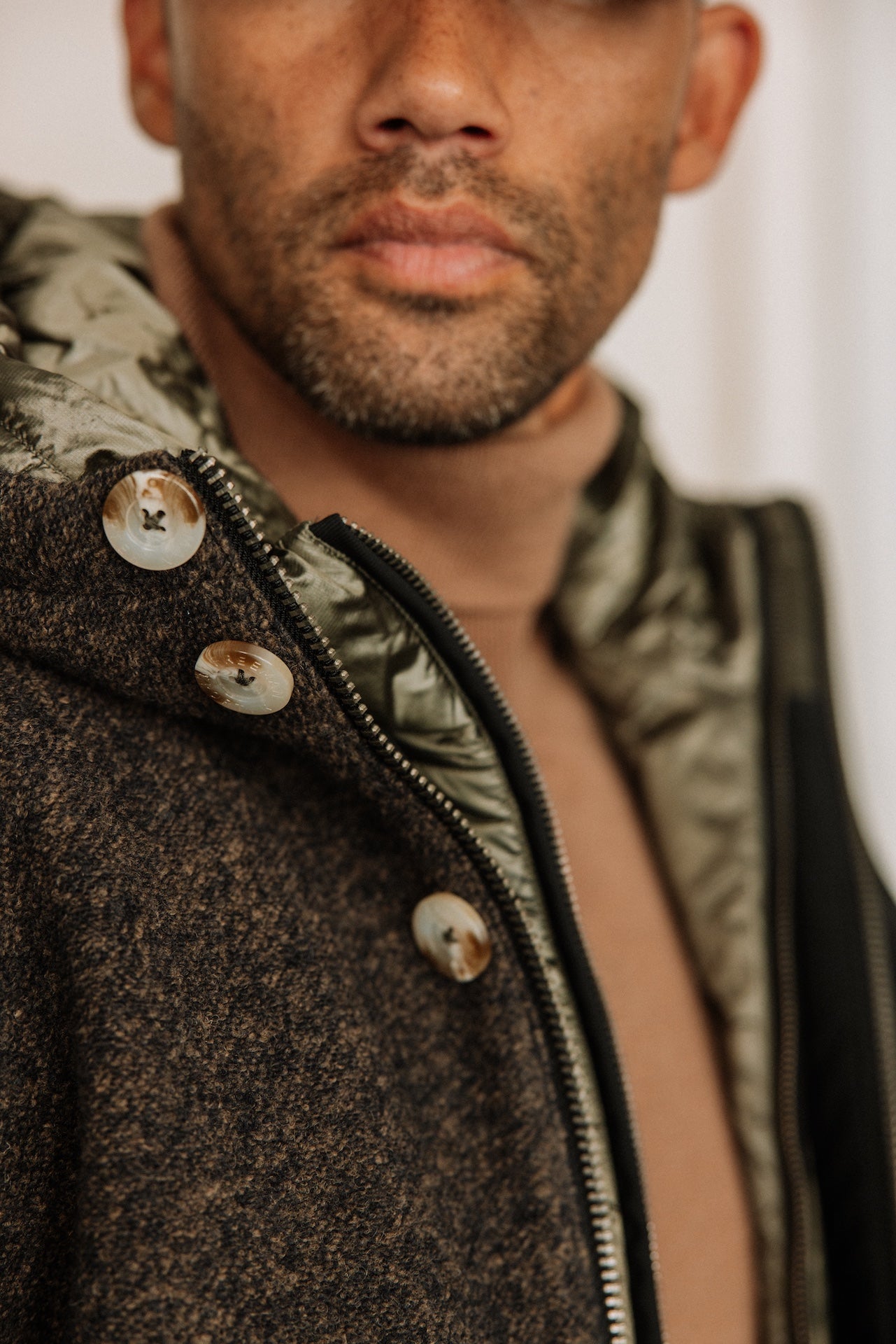

Mateau avec gilet doudoune  Homme Cary Double brown | Freeman T. Porter