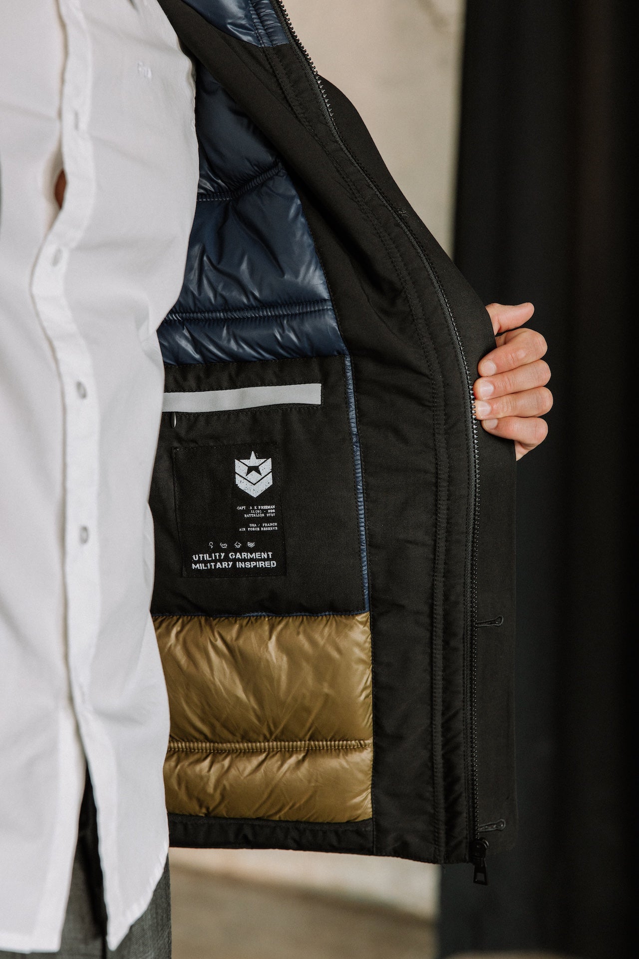 
              

Veste matelassée Homme Crockett Wind black | Freeman T. Porter
            