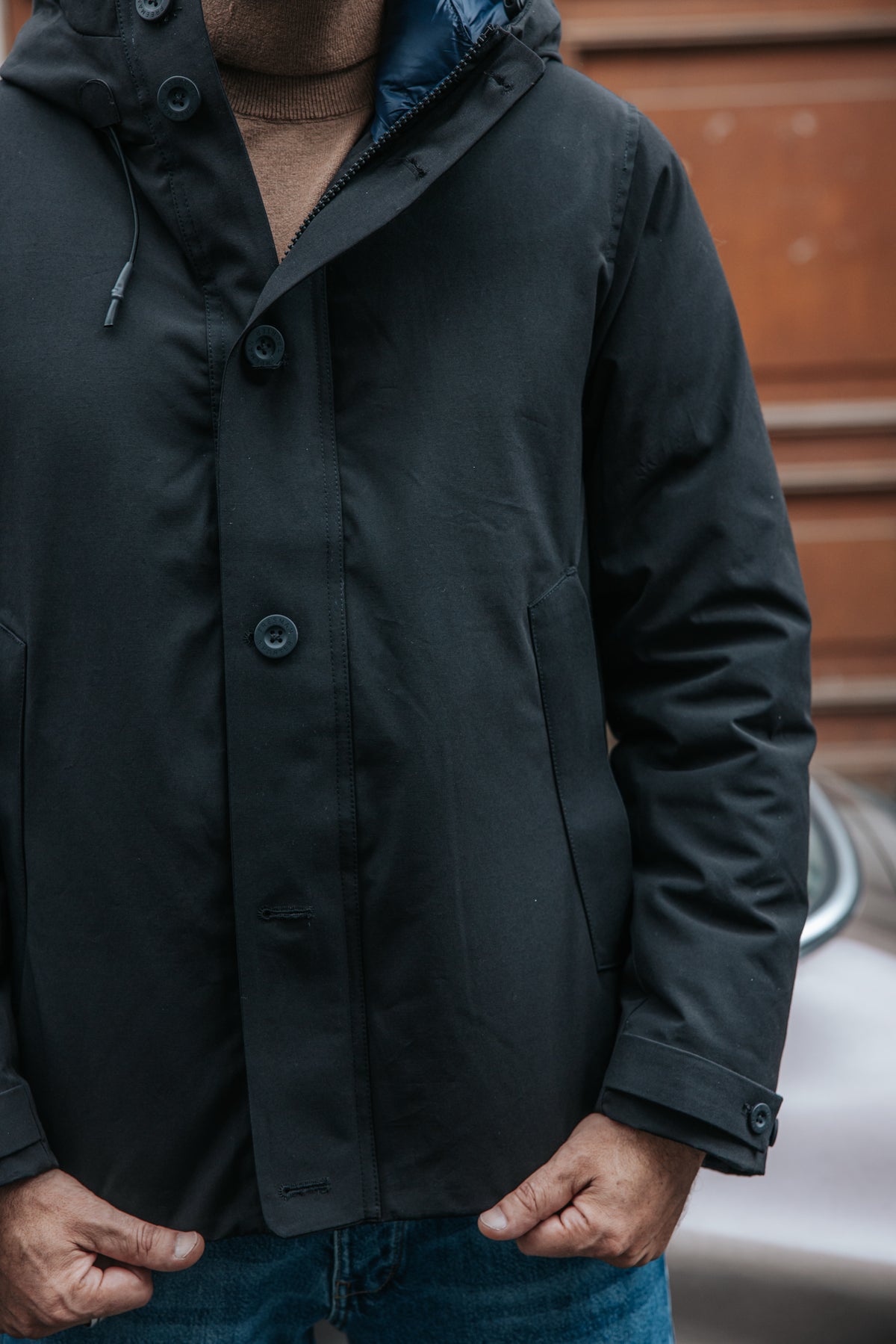 

Steppjacke Herren Crockett Wind black | Freeman T. Porter