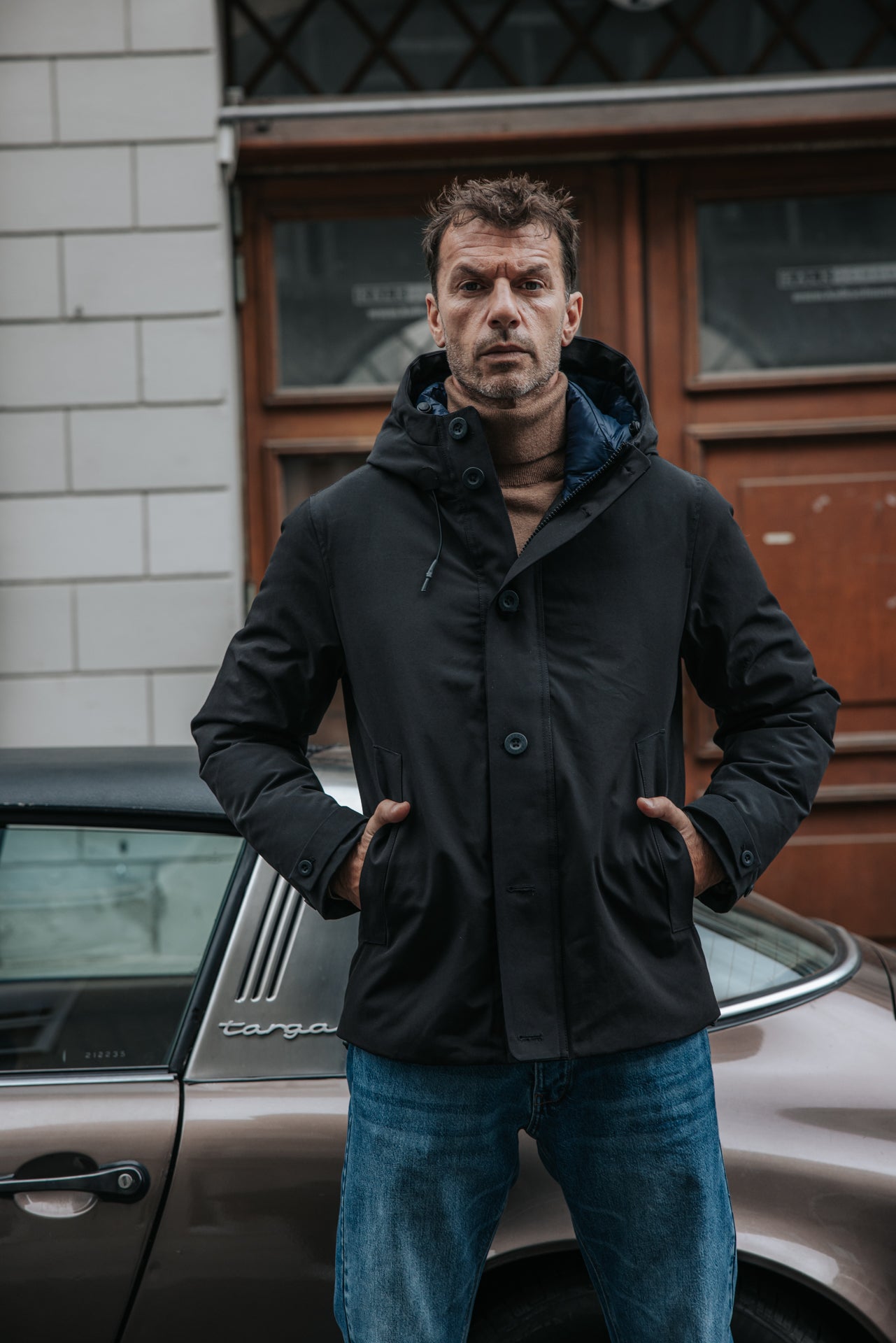

Steppjacke Herren Crockett Wind black | Freeman T. Porter