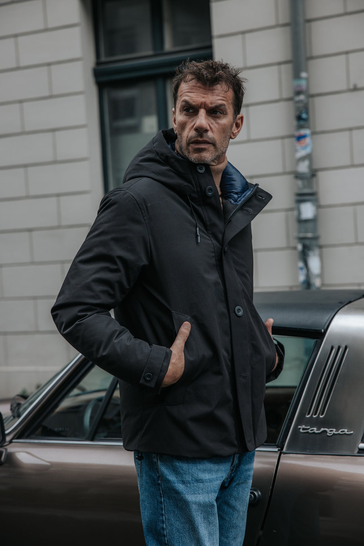 

Steppjacke Herren Crockett Wind black | Freeman T. Porter
