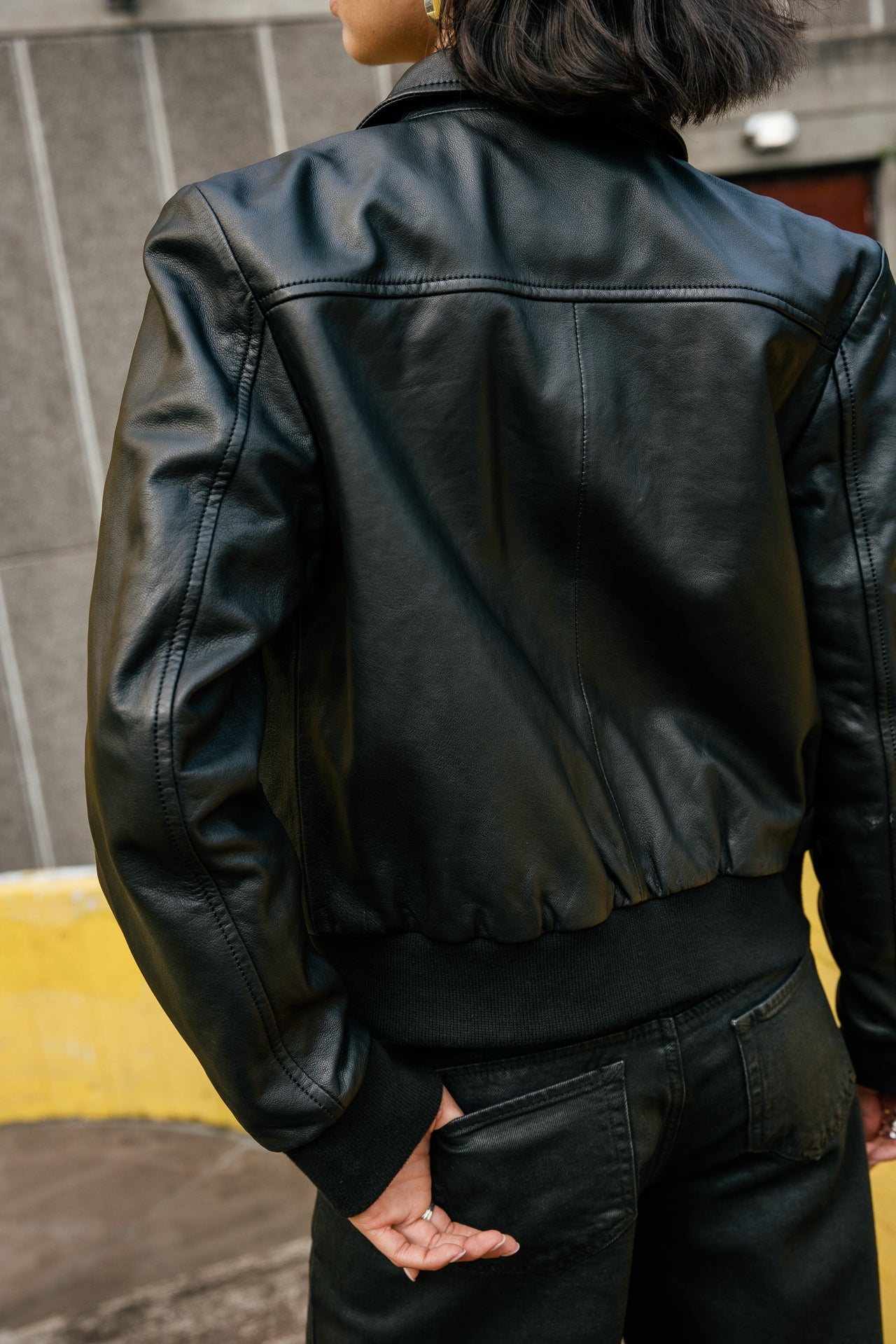 

Lederbomber Damen Virgy Leather black | Freeman T. Porter