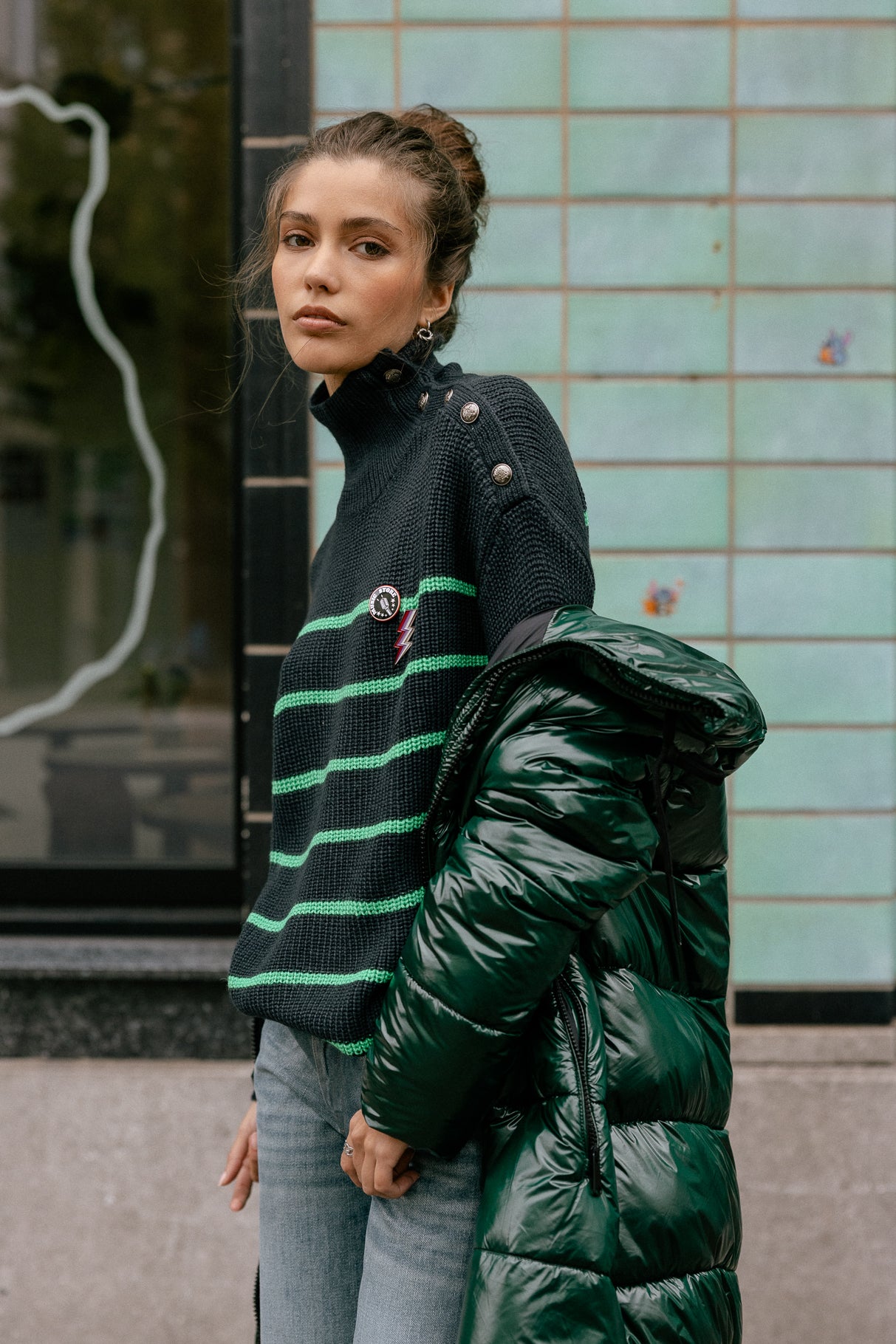 

Parka Femme Manily Puff rain forest | Freeman T. Porter