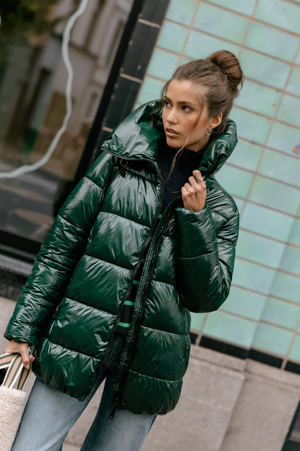 

Parka Femme Manily Puff rain forest | Freeman T. Porter
