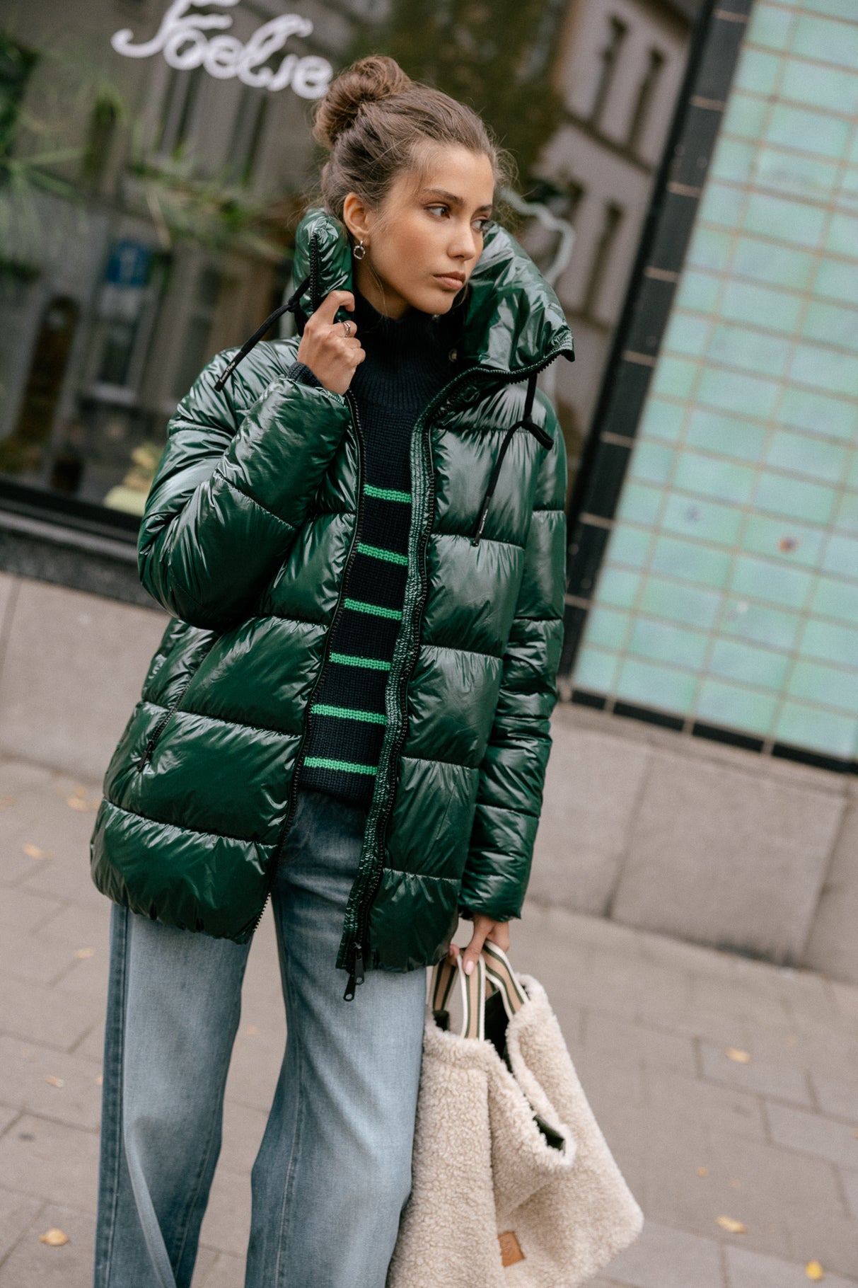 

Parka Femme Manily Puff rain forest | Freeman T. Porter