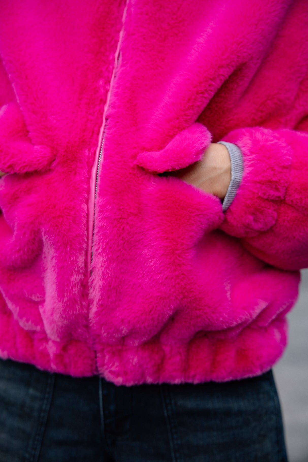 

Veste fourrée Femme Solly Fur pink fluo | Freeman T. Porter