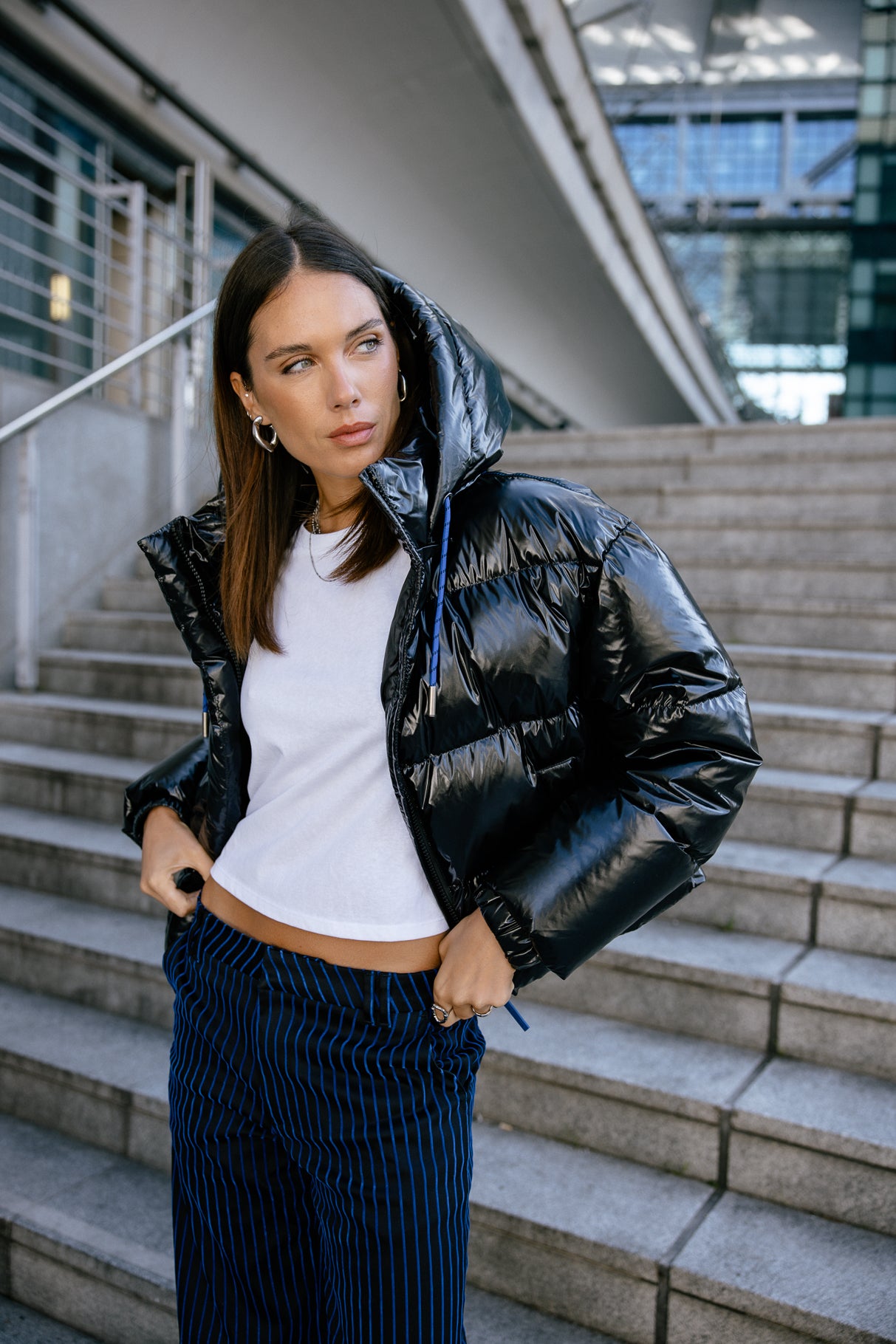 

Doudoune courte Frau Vardia Puff black | Freeman T. Porter