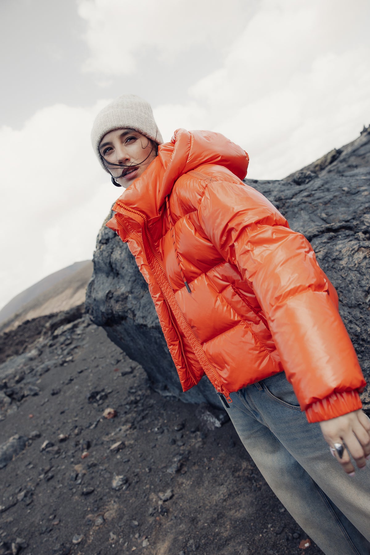 

Kurze Steppjacke Damen Vardia Puff cherry tomato | Freeman T. Porter