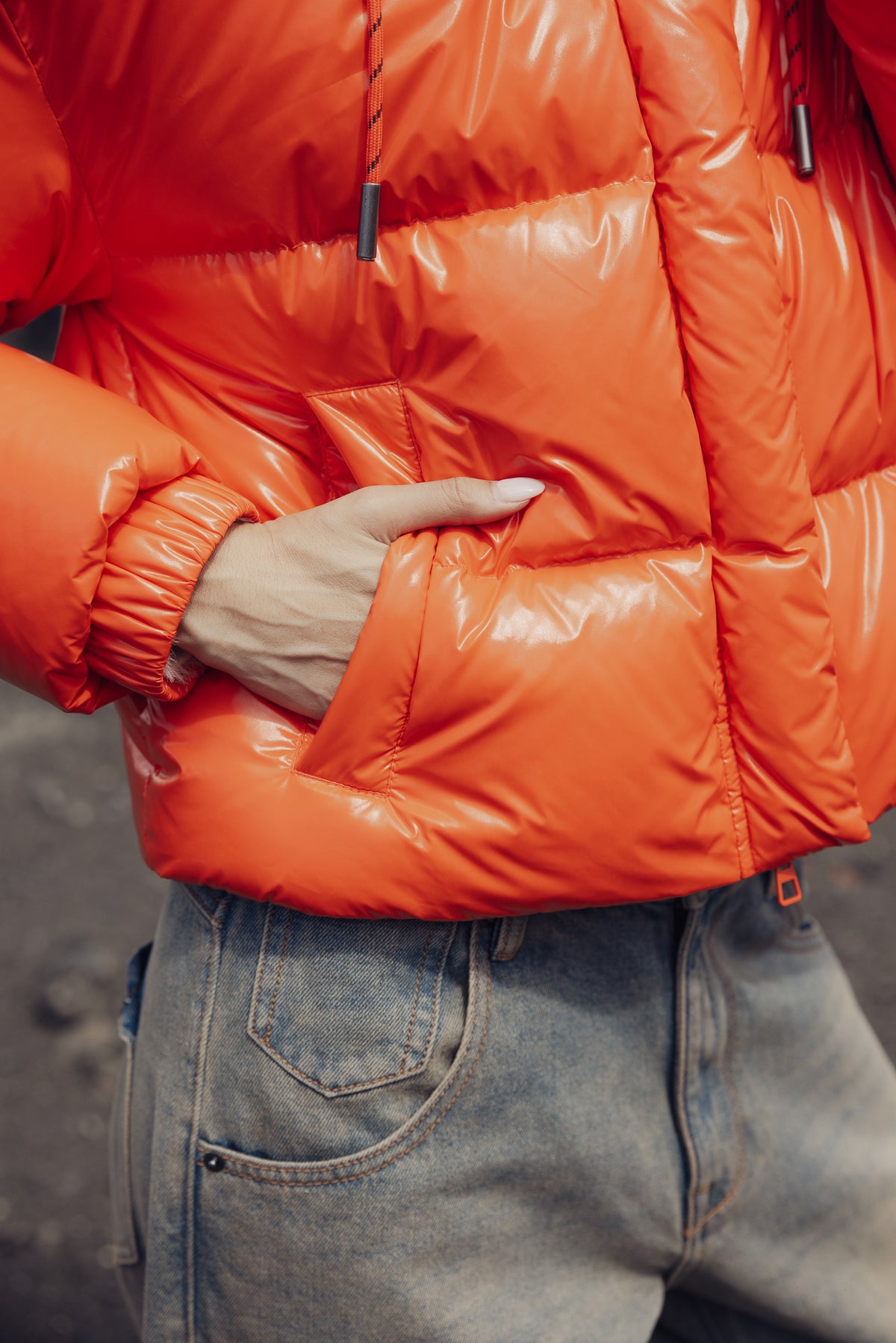 

Kurze Steppjacke Damen Vardia Puff cherry tomato | Freeman T. Porter