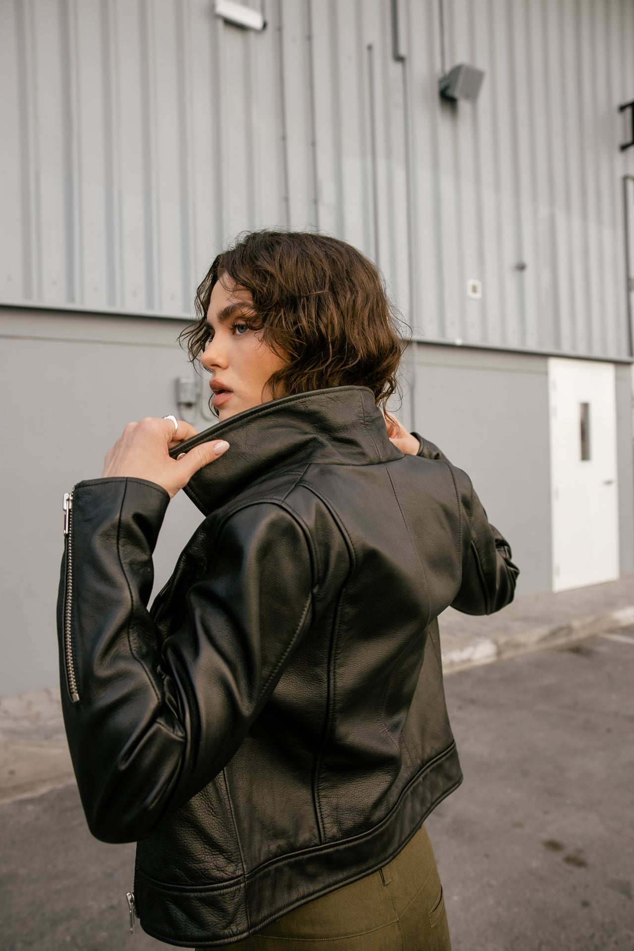 

Veste en cuir Femme Kenny Cuir black | Freeman T. Porter