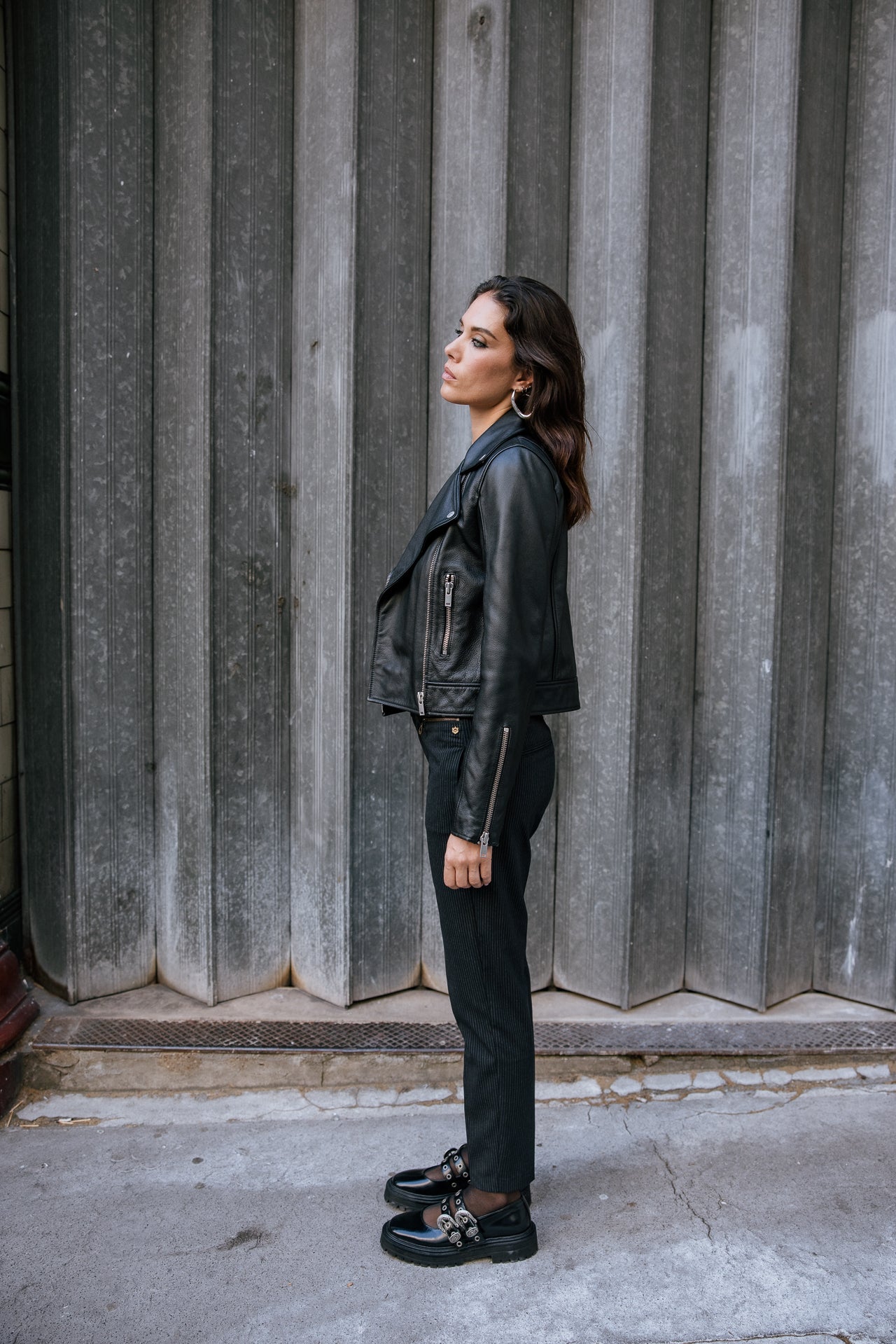 

Veste en cuir Femme Kenny Cuir black | Freeman T. Porter