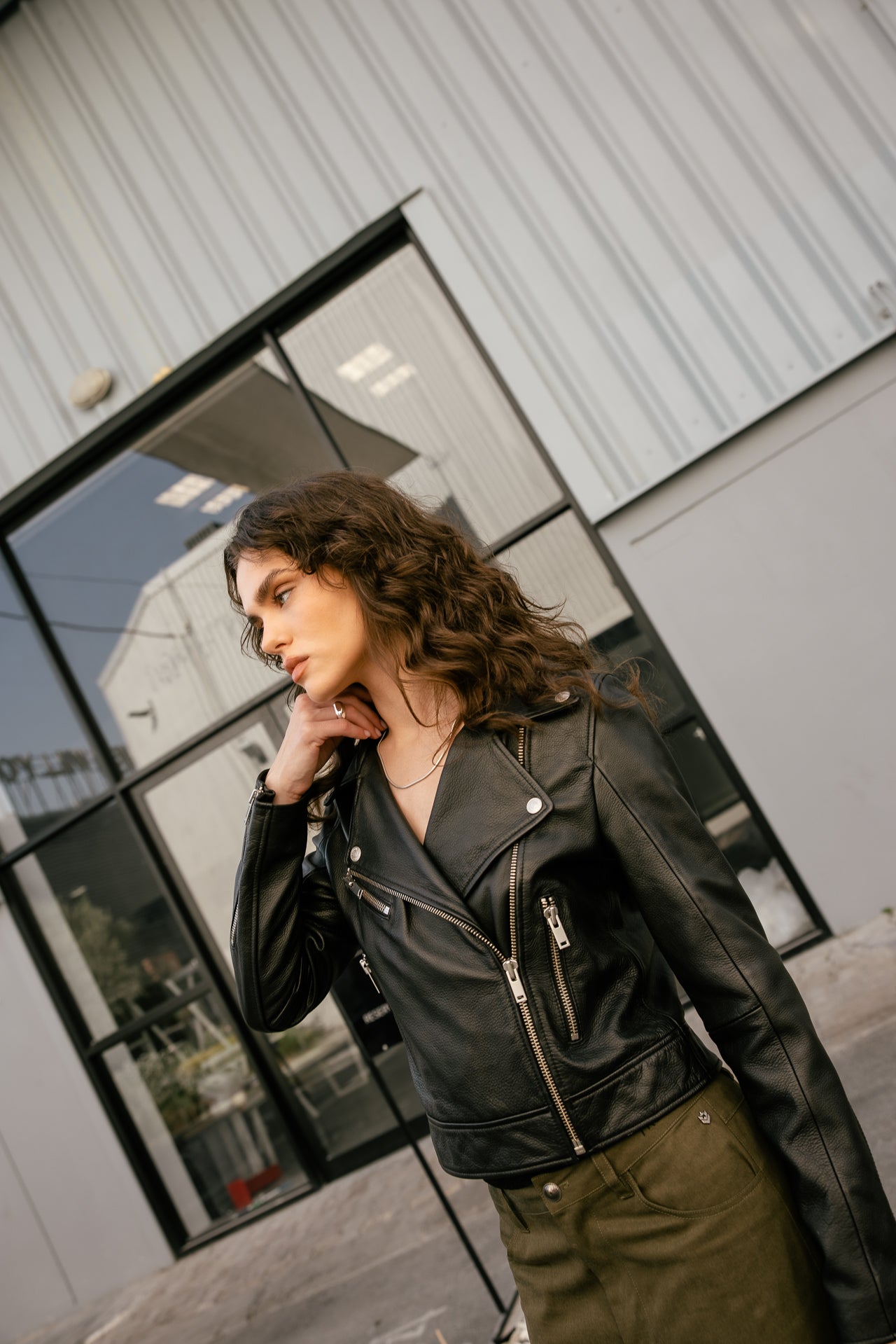 

Veste en cuir Femme Kenny Cuir black | Freeman T. Porter