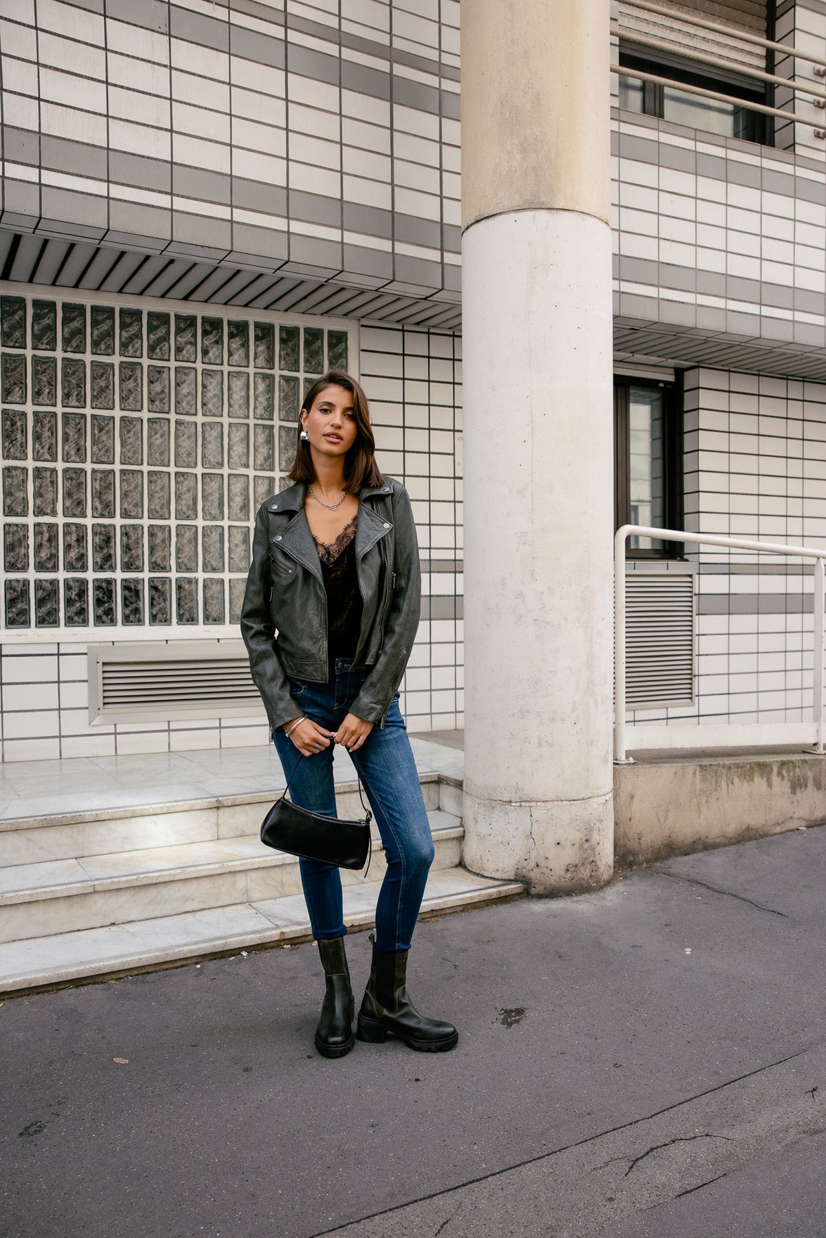 

Lederjacke Damen Kenny Leather olive | Freeman T. Porter
