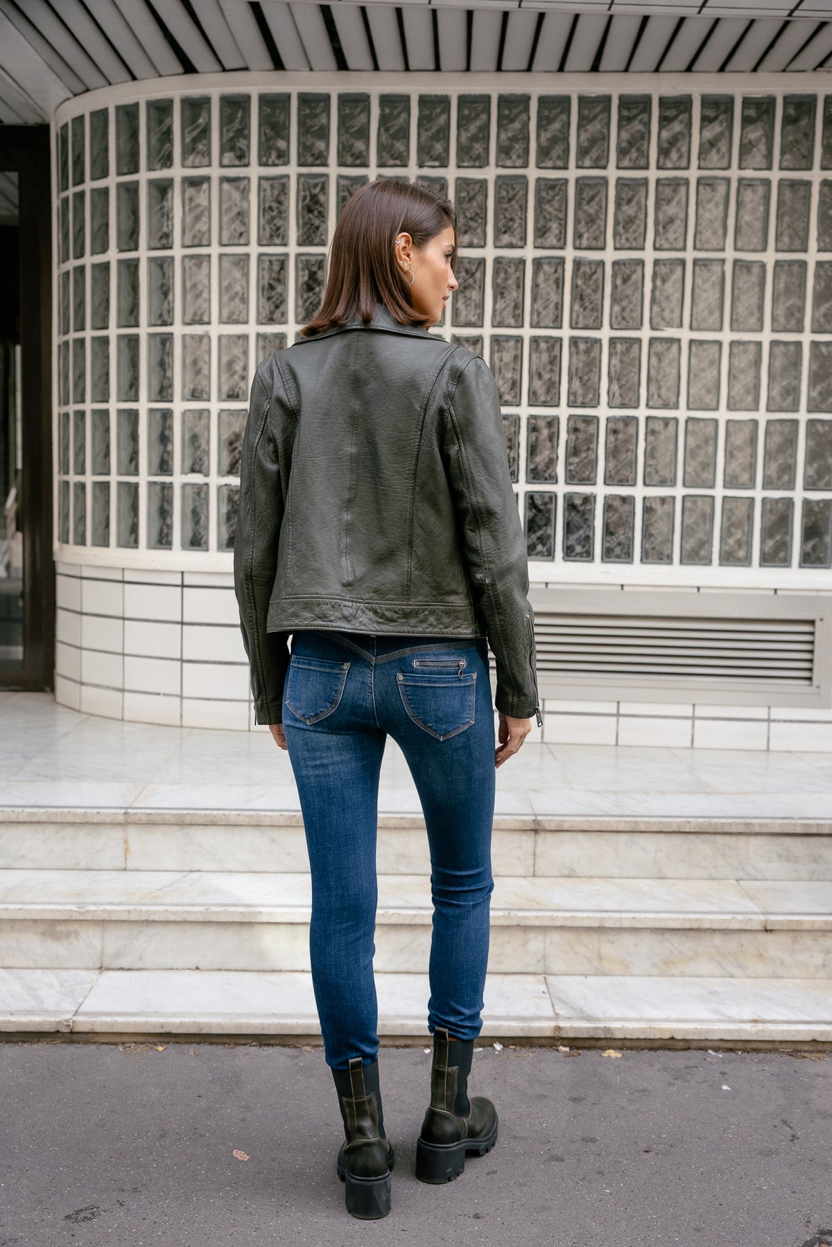 

Lederjacke Damen Kenny Leather olive | Freeman T. Porter