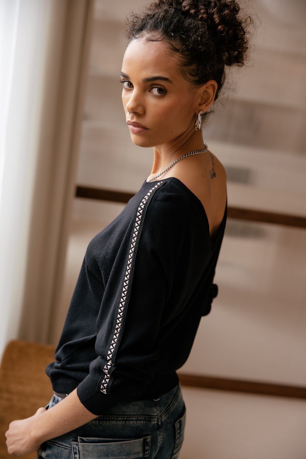   
            

Pull col bateau Femme Polka Jewel black | Freeman T. Porter
          