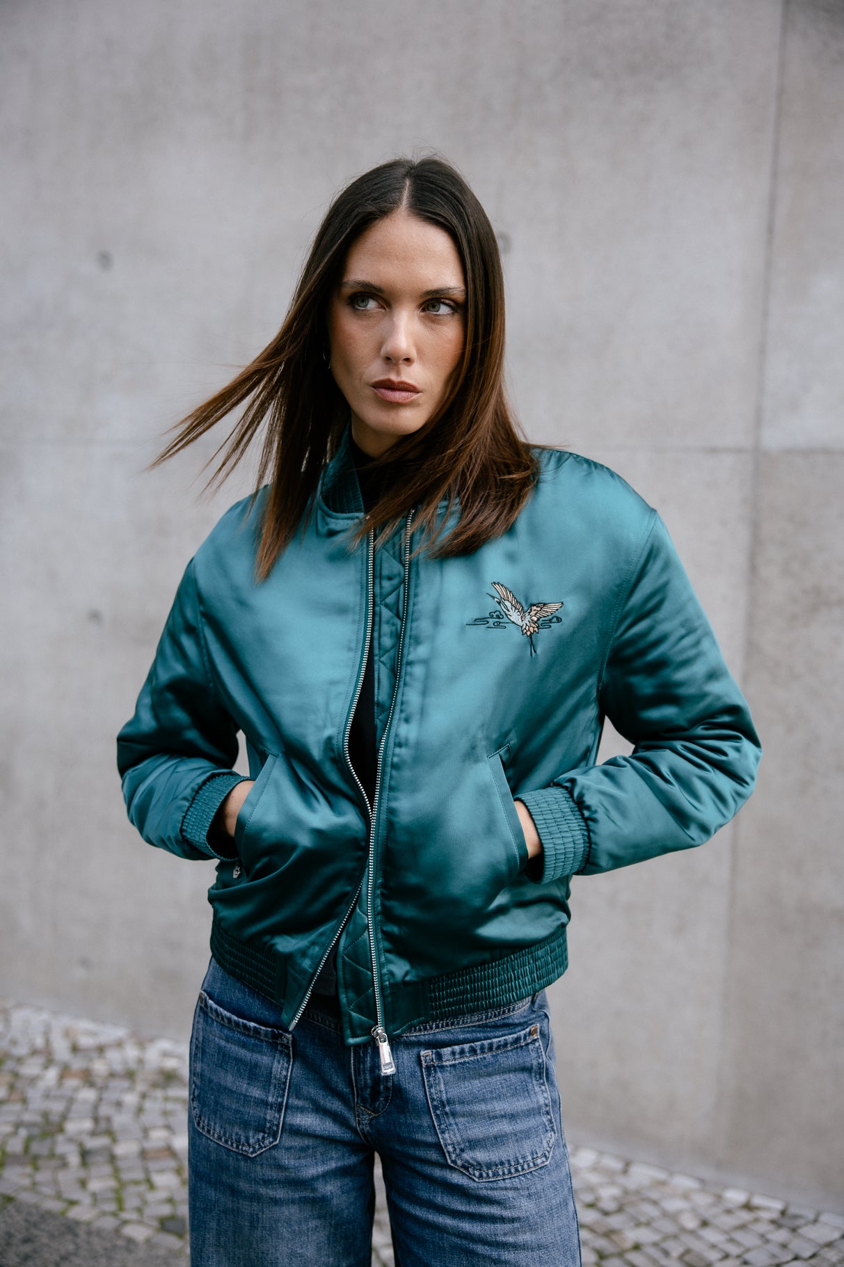 
              

Veste teddy satinée Femme Troopie Quilted spruced up | Freeman T. Porter
            