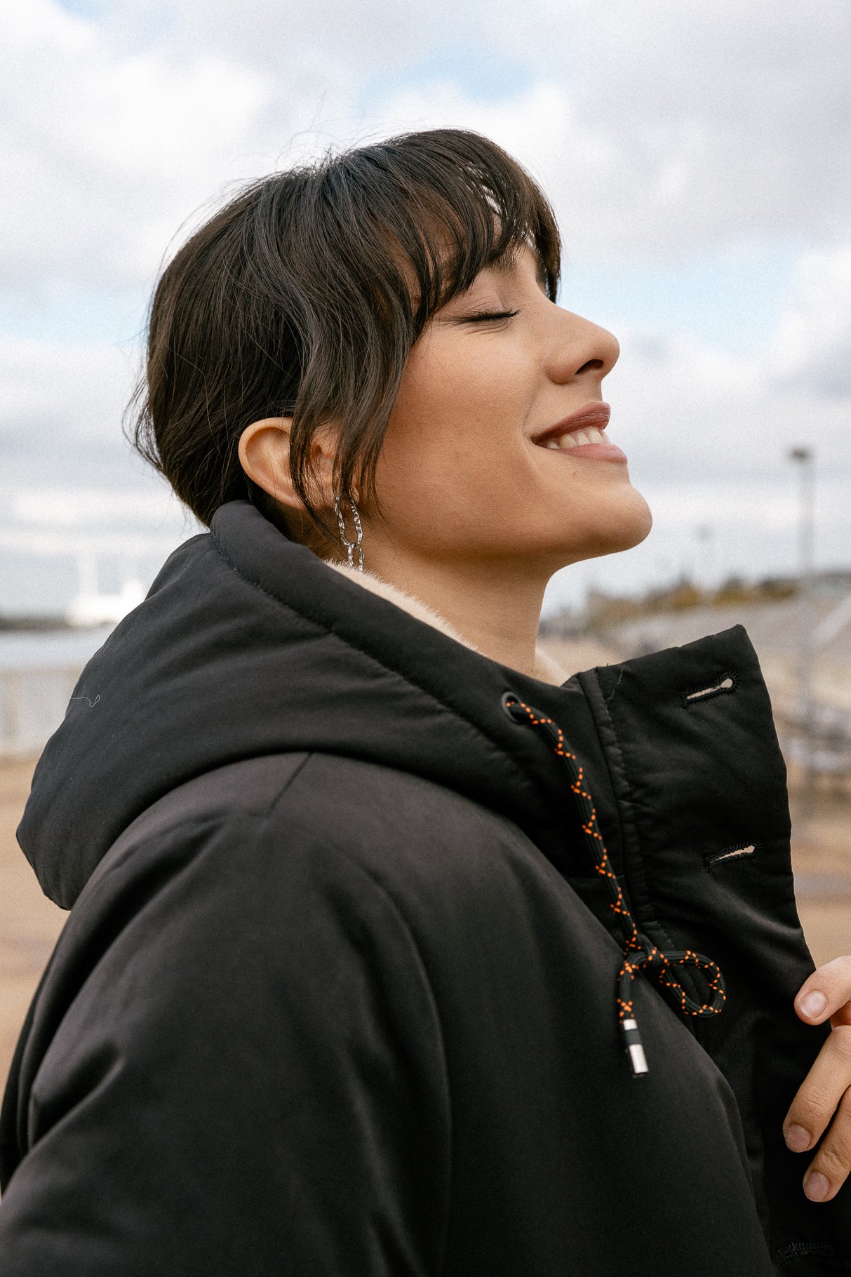 

Parka zippée Femme Bailee Fur black | Freeman T. Porter