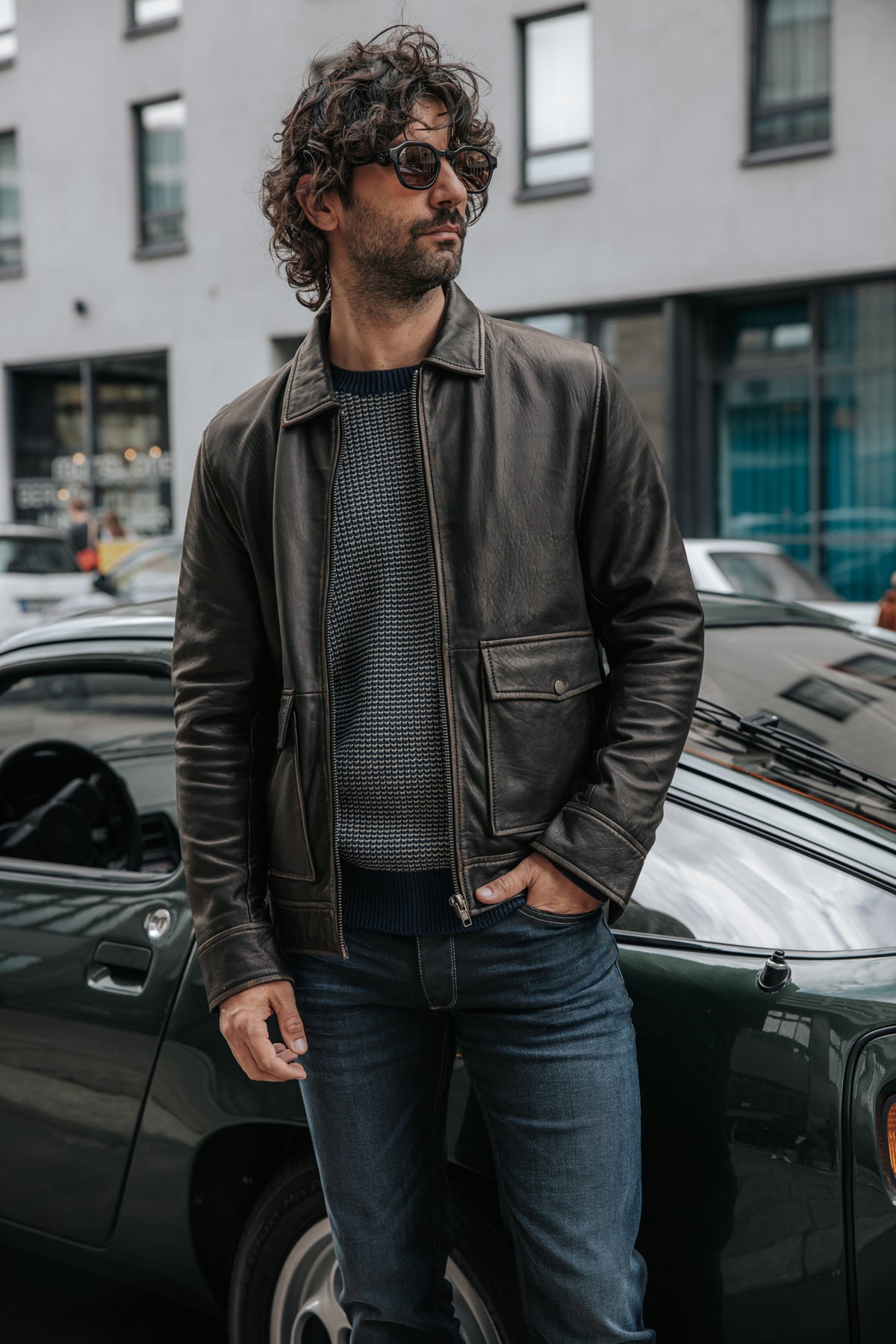 

Lederjacke Herren Spencer Sheep Vintage brown | Freeman T. Porter