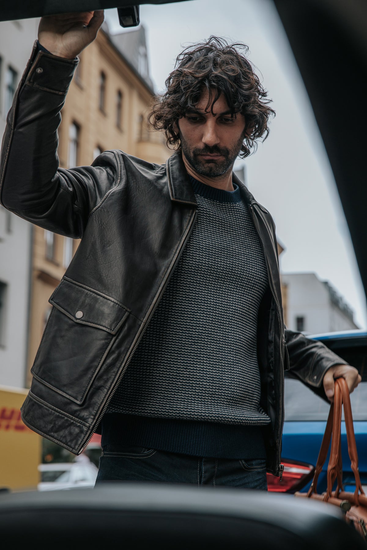 

Lederjacke Herren Spencer Sheep Vintage brown | Freeman T. Porter