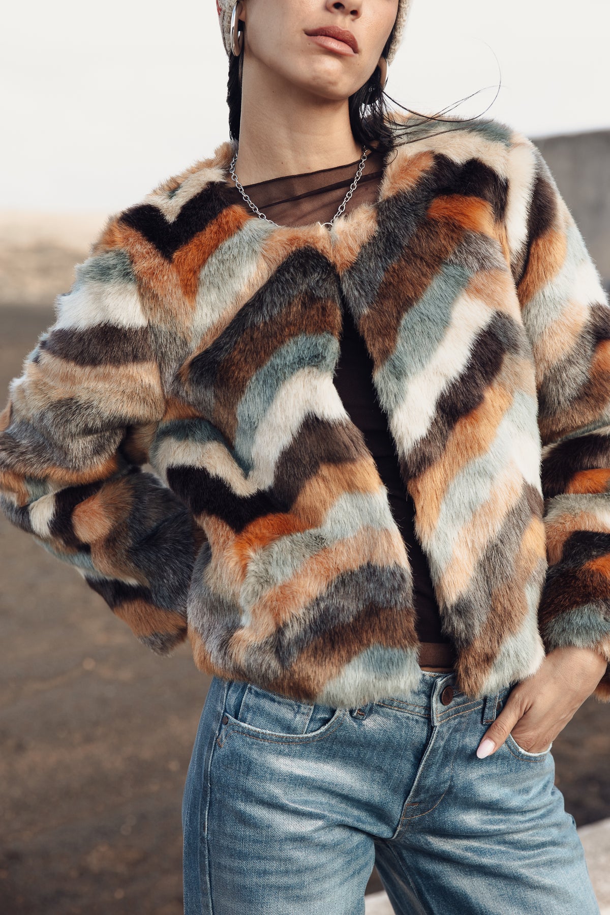  
            

Webpelzjacke Damen Milani Graphic original | Freeman T. Porter
          