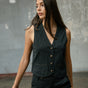 

Gilet ample Woman Sofia Oficina black iris | Freeman T. Porter