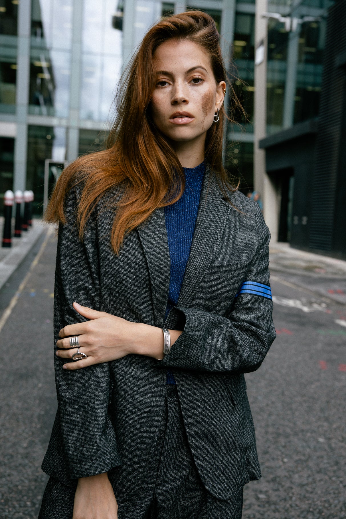 

Blazer ample Frau Maria Brummell moon rock | Freeman T. Porter