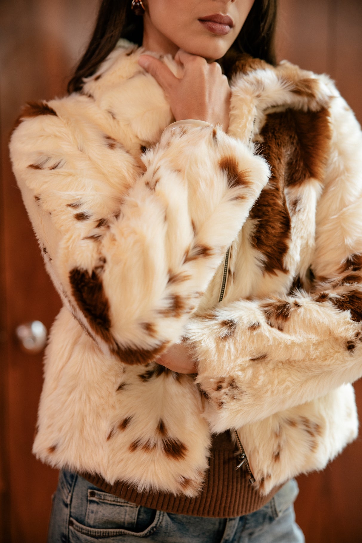   
            

Veste en fausse fourrure Femme Cecilio Fur original | Freeman T. Porter
          