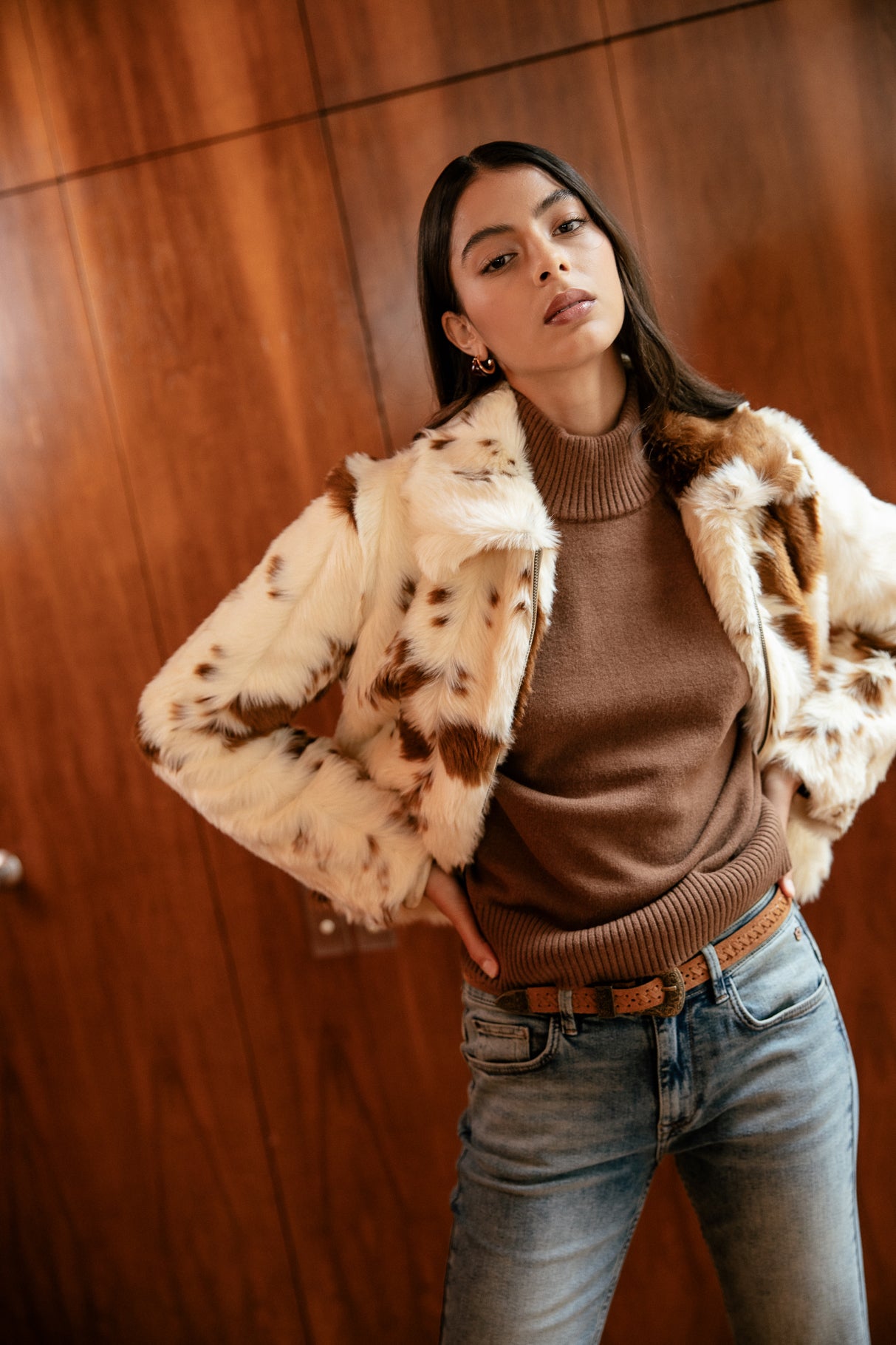 

Veste en fausse fourrure Femme Cecilio Fur original | Freeman T. Porter