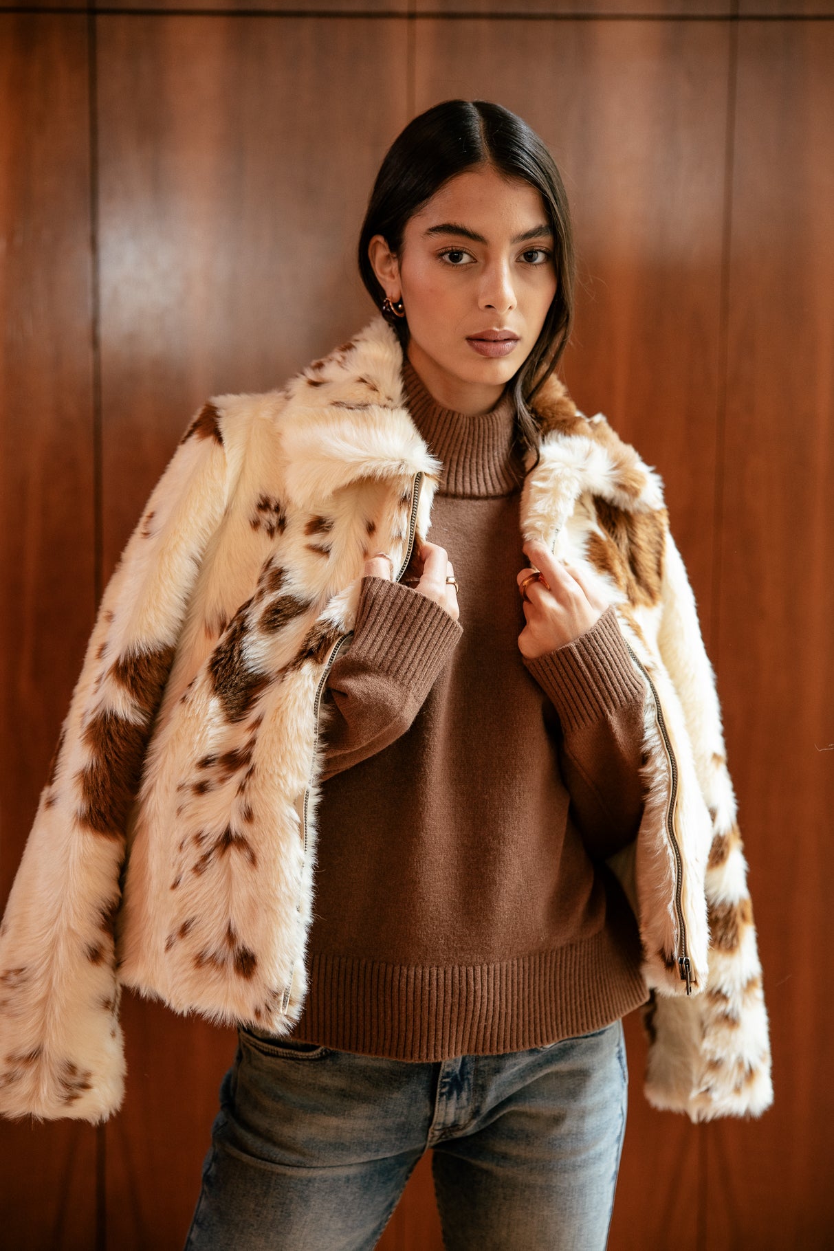 

Veste en fausse fourrure Femme Cecilio Fur original | Freeman T. Porter