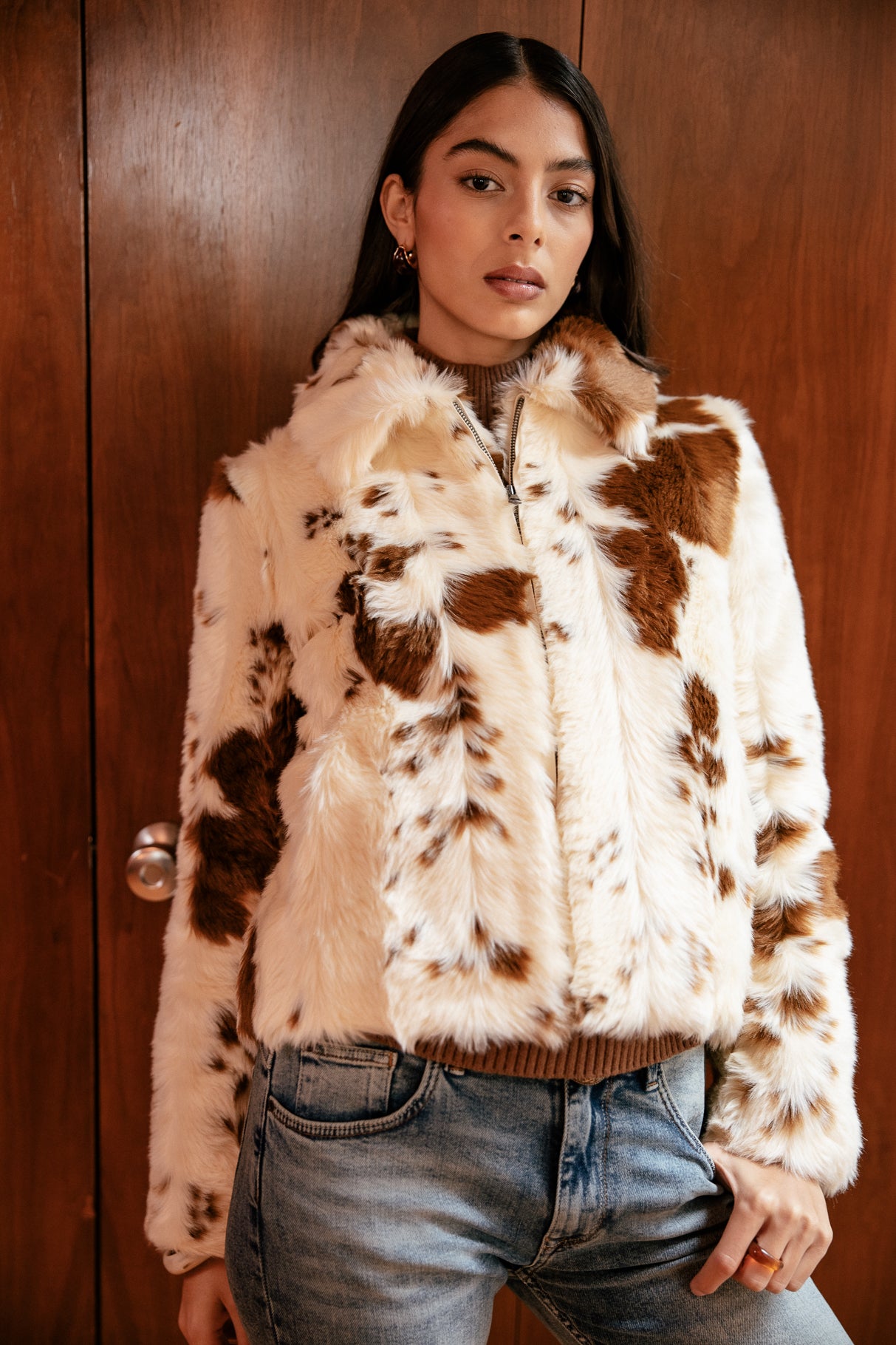 

Veste en fausse fourrure Femme Cecilio Fur original | Freeman T. Porter