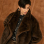 

Veste en fausse fourrure Femme Marbela Fur brown | Freeman T. Porter