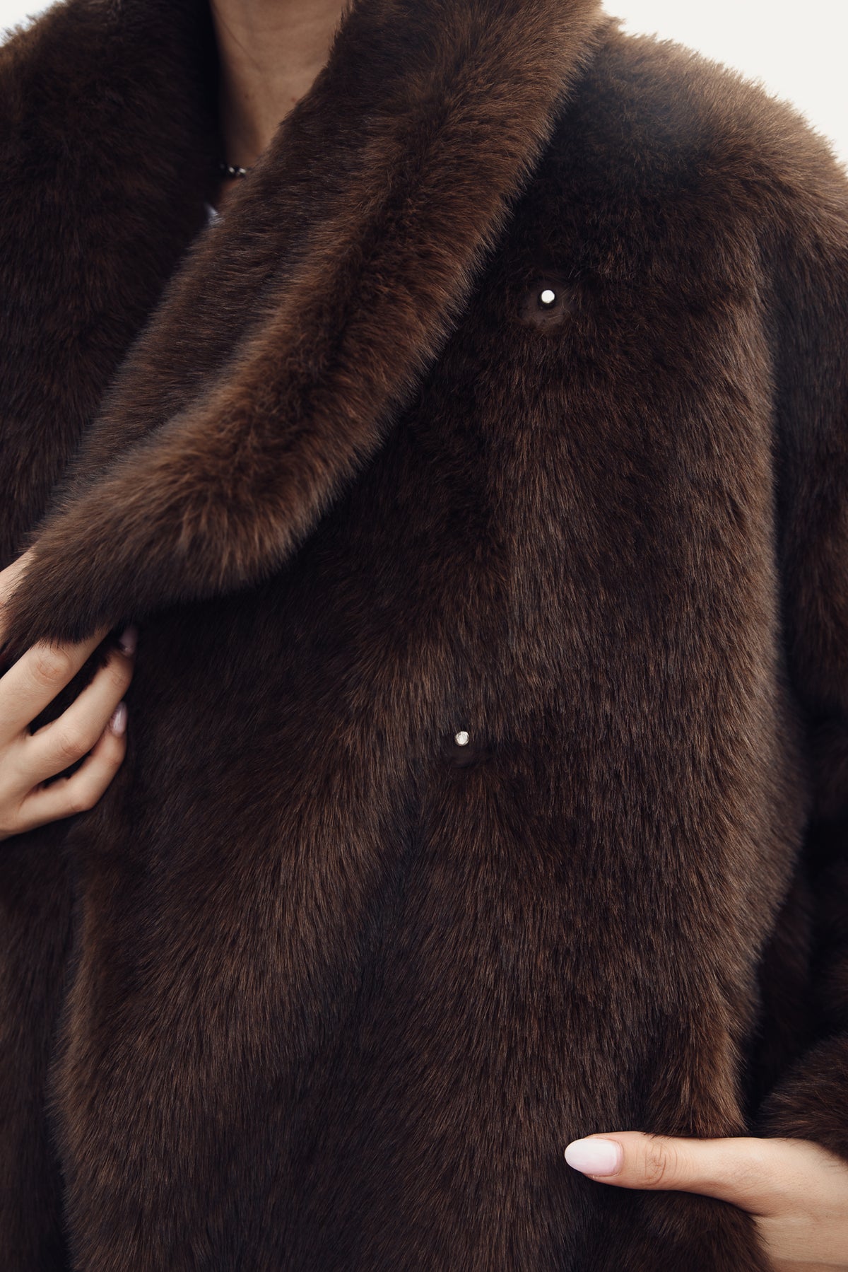 

Veste en fausse fourrure Femme Marbela Fur brown | Freeman T. Porter