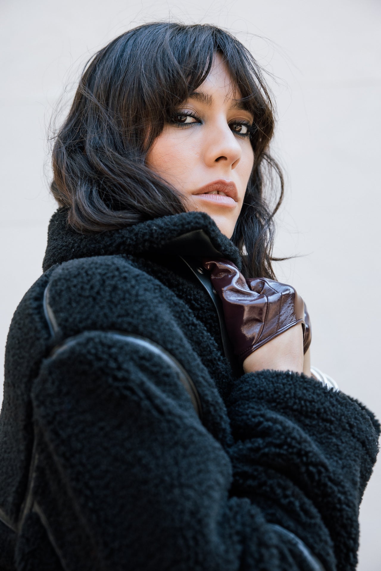 

Veste en fausse fourrure Femme Maxime Fur black | Freeman T. Porter