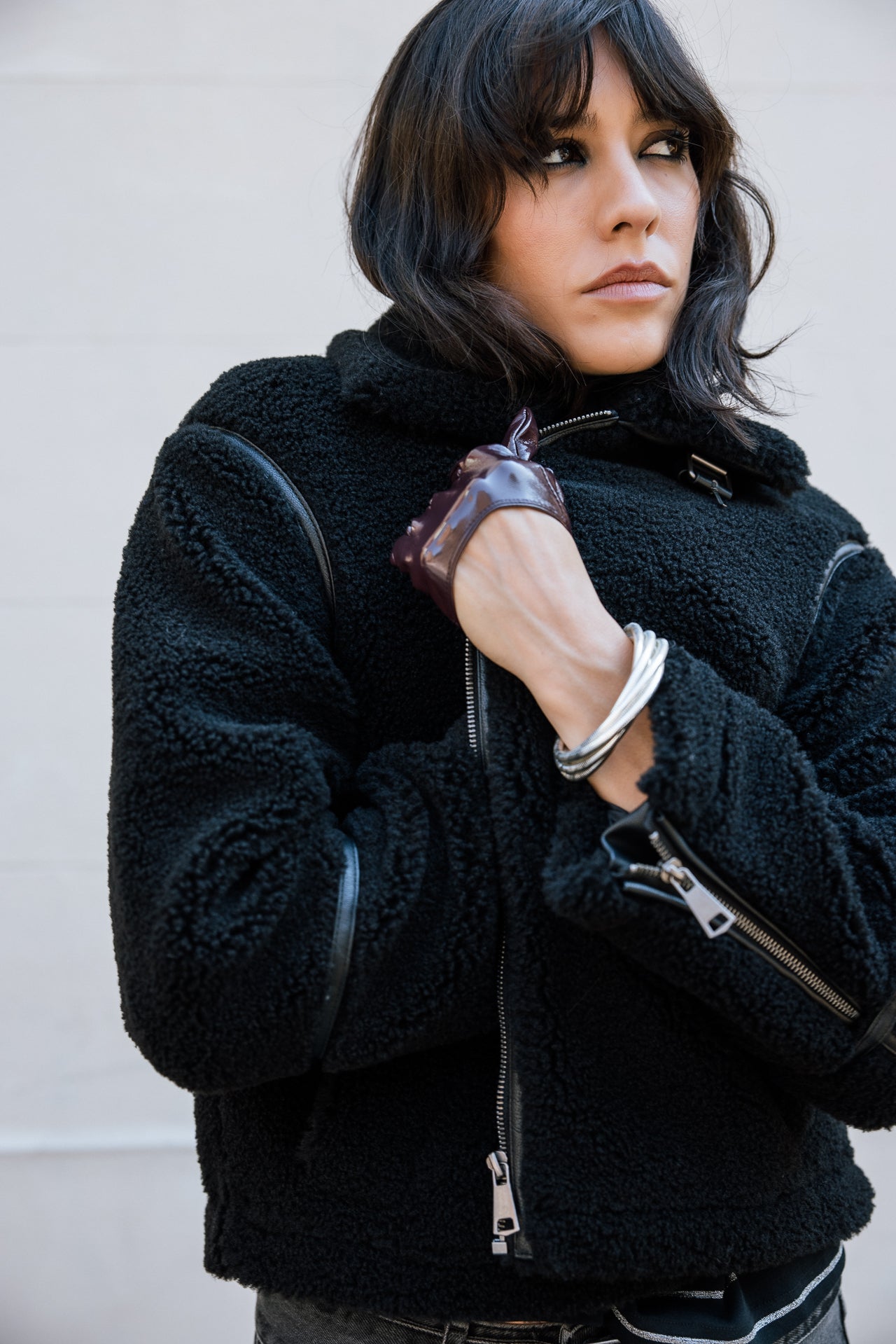 

Veste en fausse fourrure Femme Maxime Fur black | Freeman T. Porter