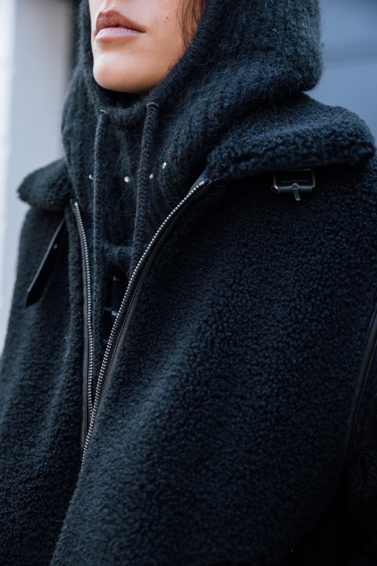 

Veste en fausse fourrure Femme Maxime Fur black | Freeman T. Porter