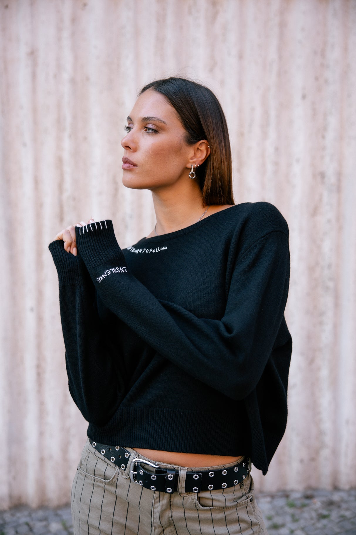   
            

Pull avec broderies fantaisies Femme Parel black | Freeman T. Porter
          