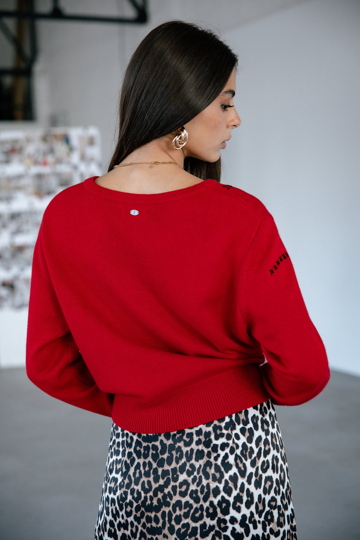 

Pull avec broderies fantaisies Mujer Parel salsa | Freeman T. Porter